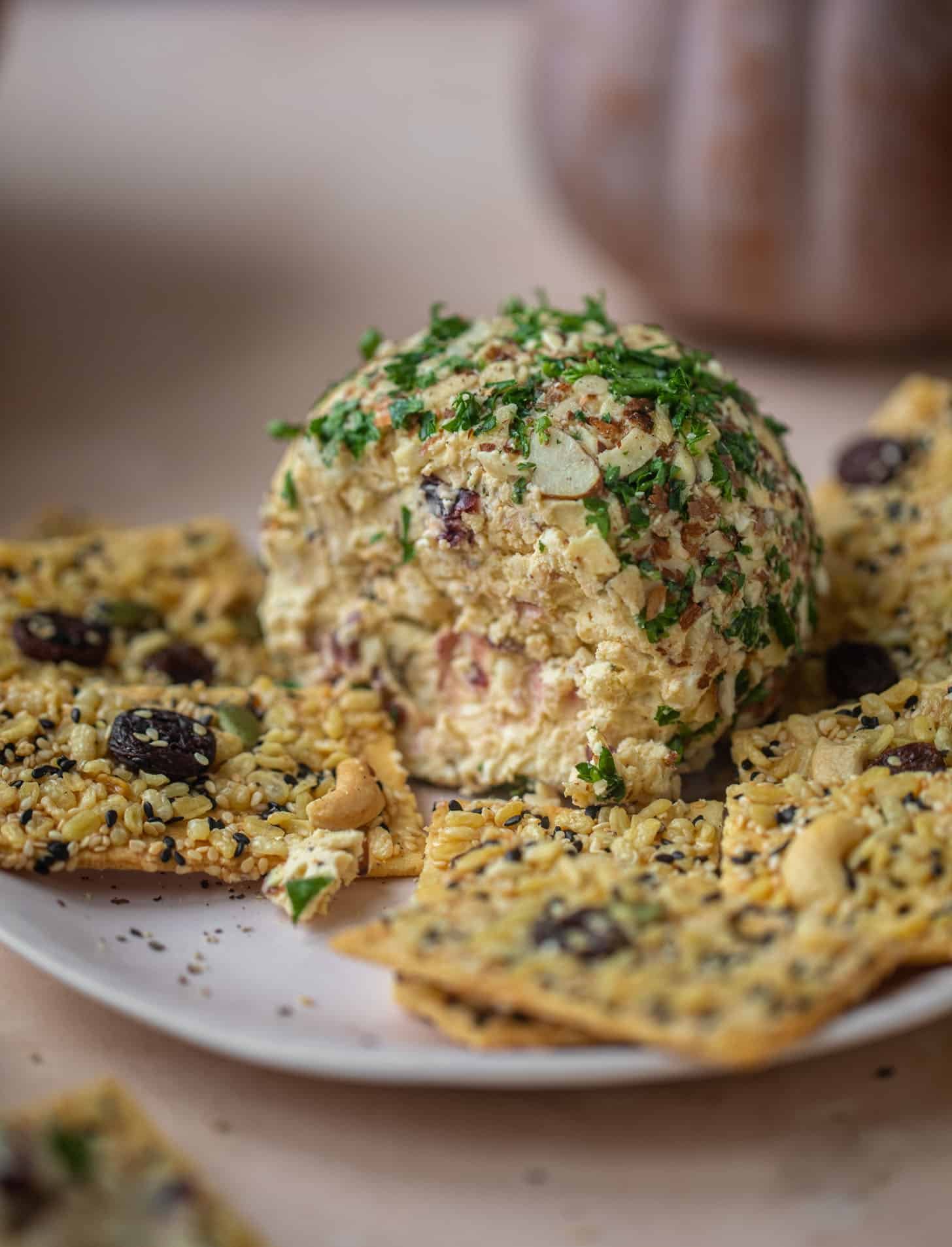 pumpkin cranberry cheeseball