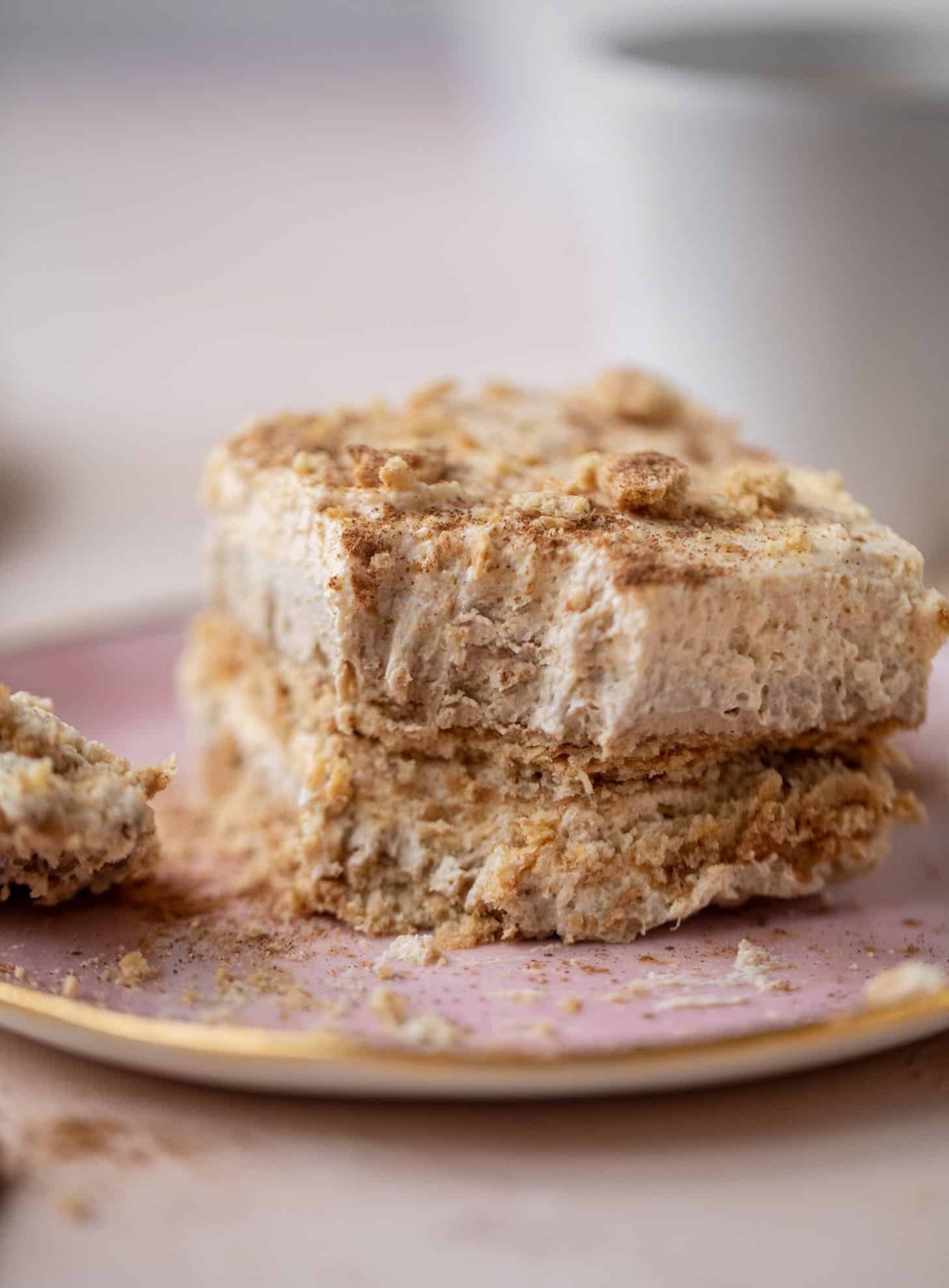 pumpkin cream cold brew icebox cake