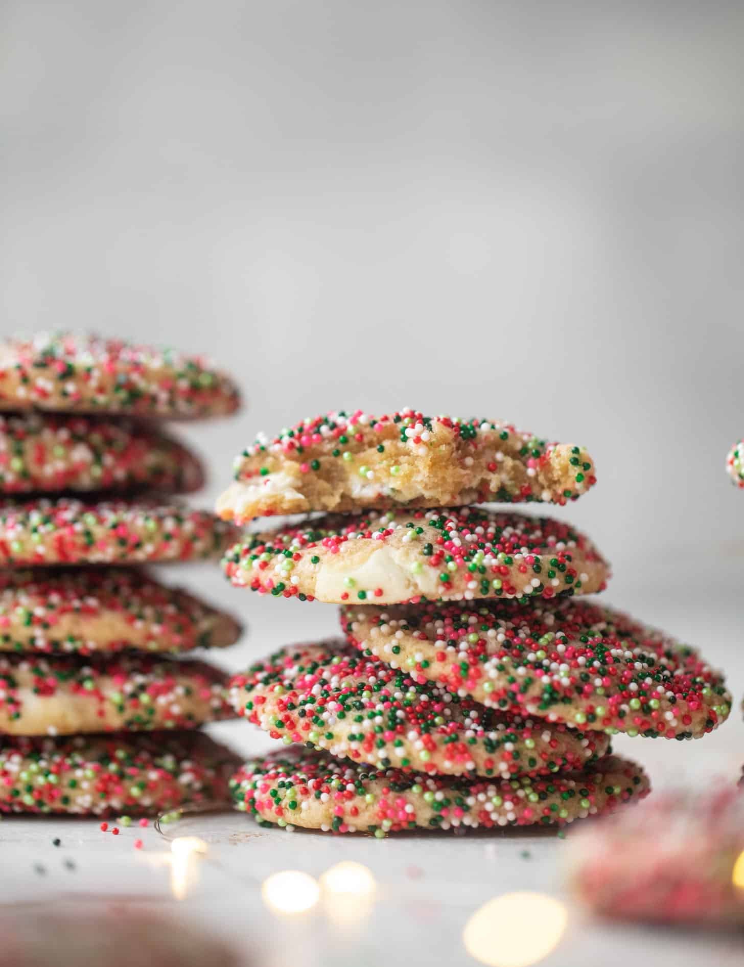 chewy sprinkle cookies