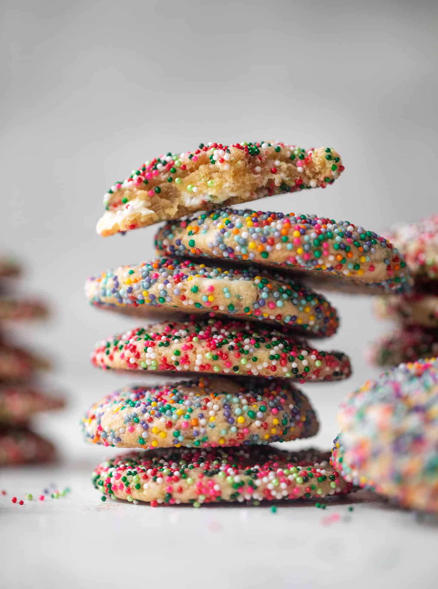 chewy sprinkle cookies