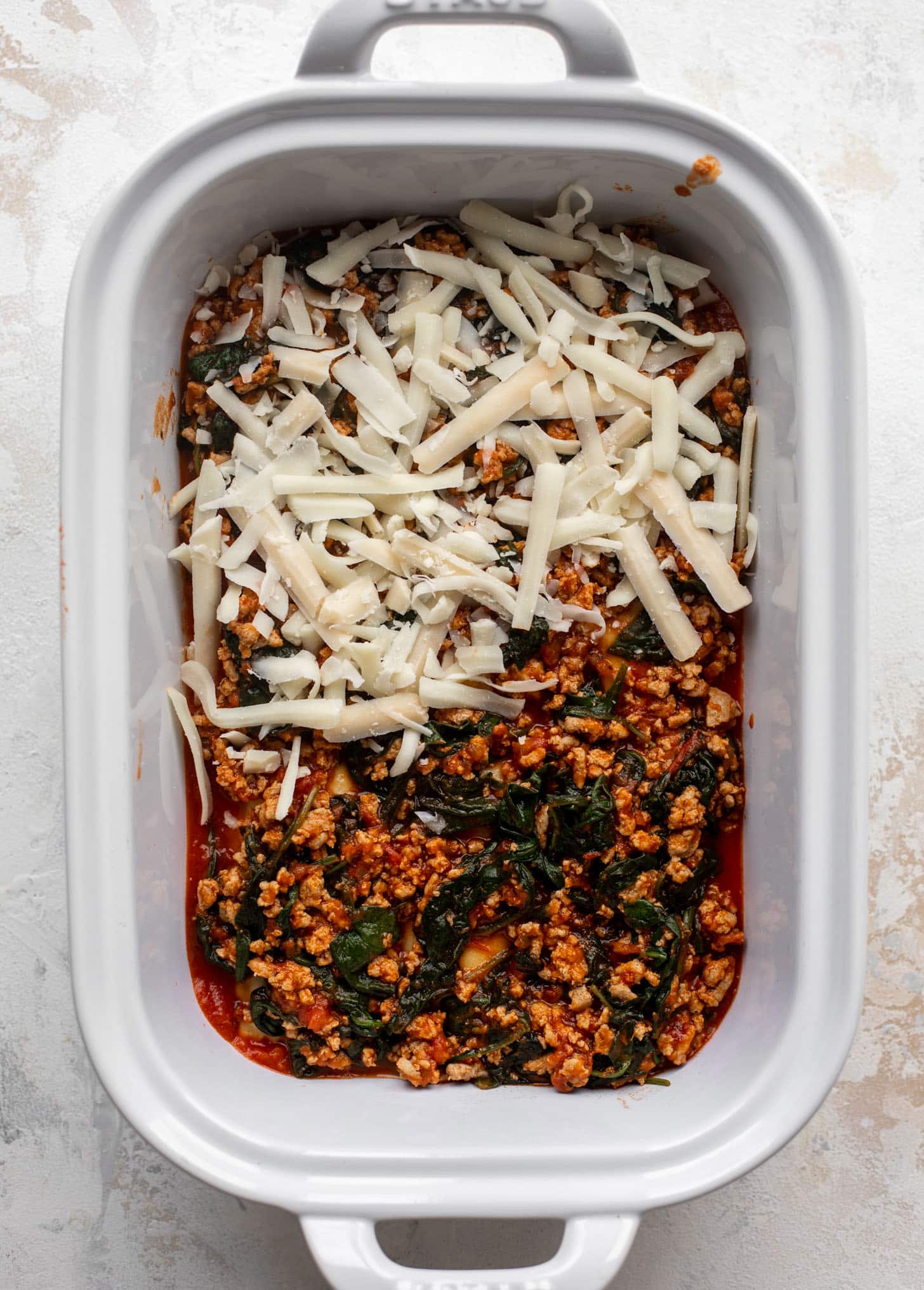 baked ravioli with spinach