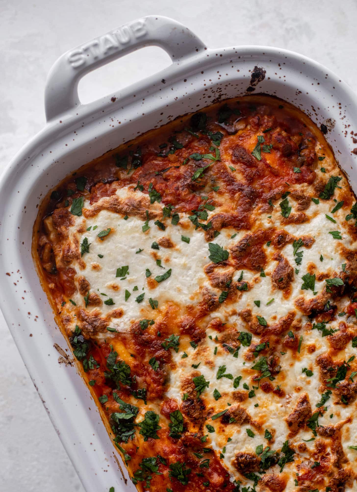 baked ravioli with spinach