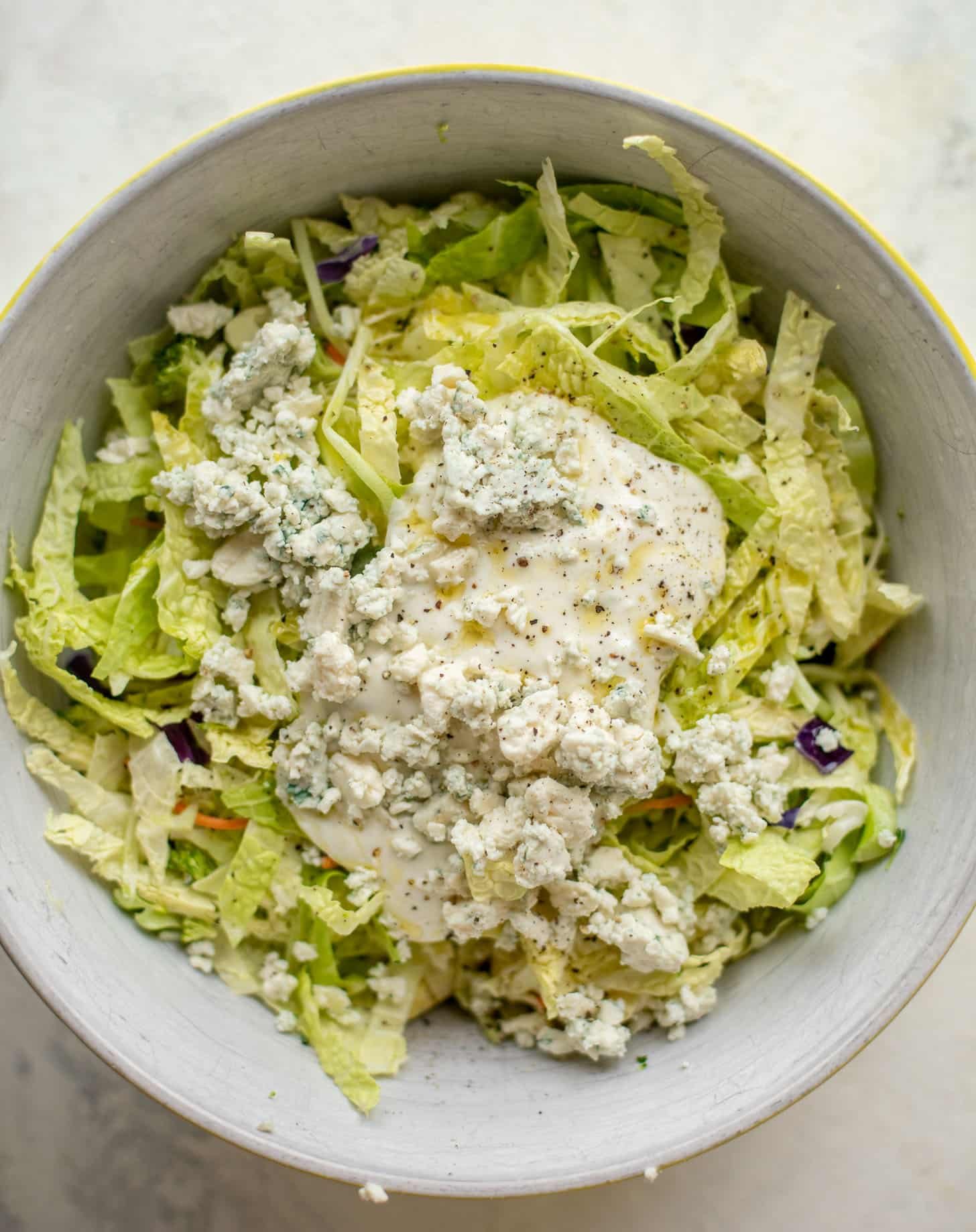 gorgonzola slaw