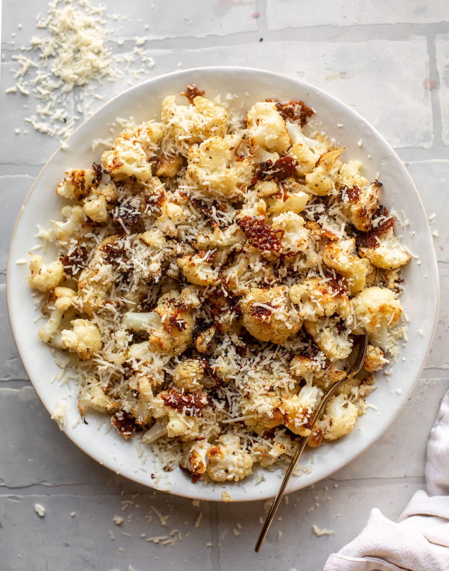 cacio e pepe roasted cauliflower