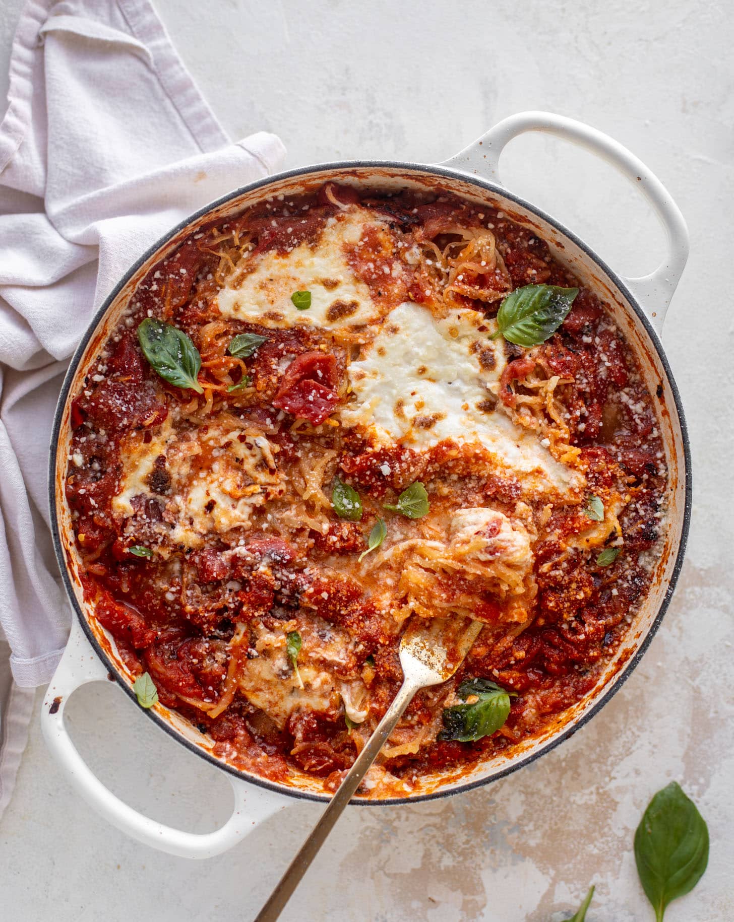 fire roasted baked spaghetti squash