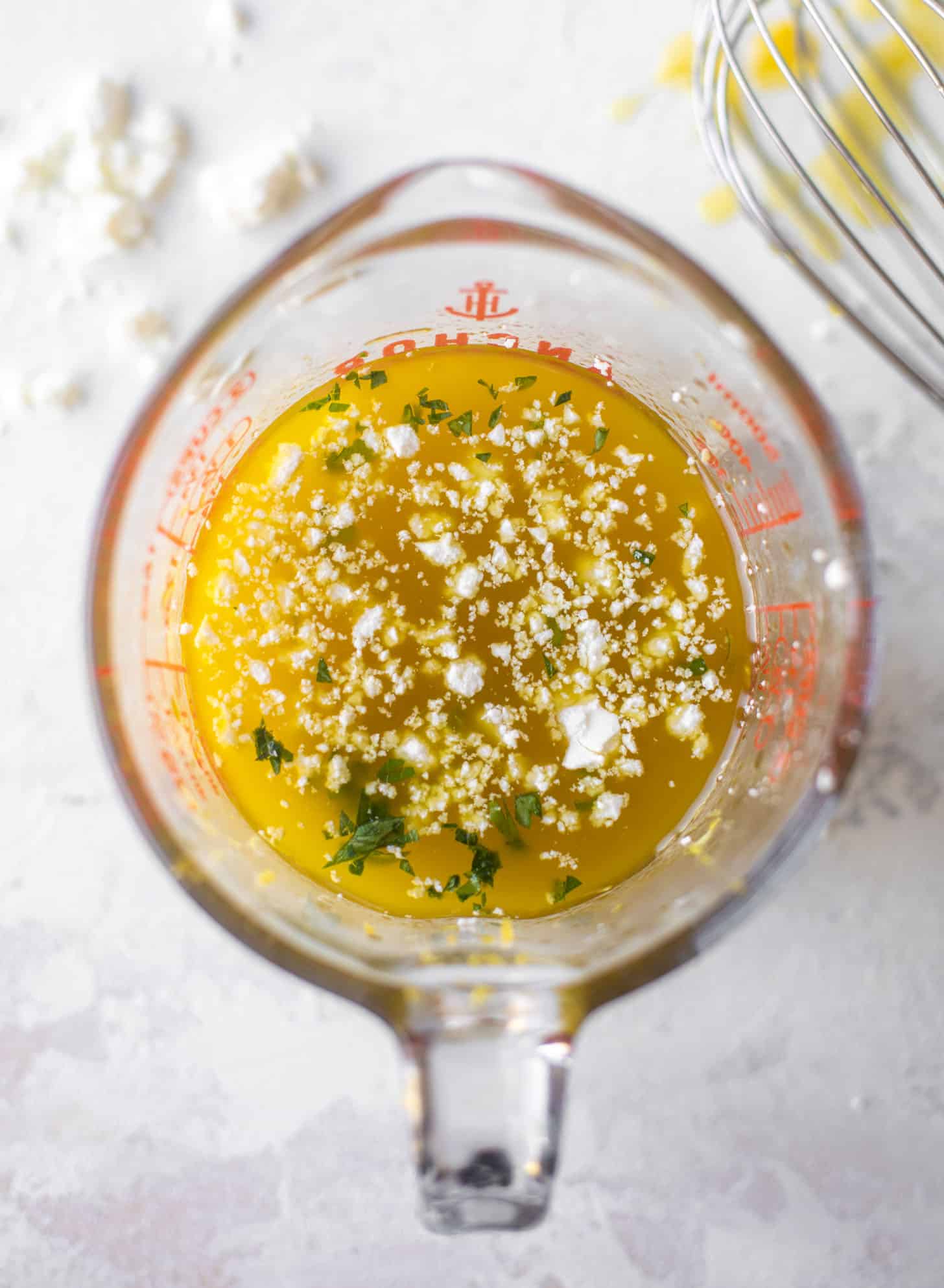 lemon feta vinaigrette