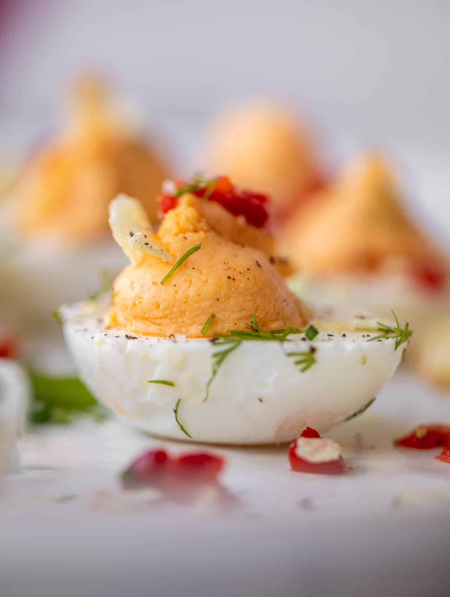 pimento cheese deviled eggs