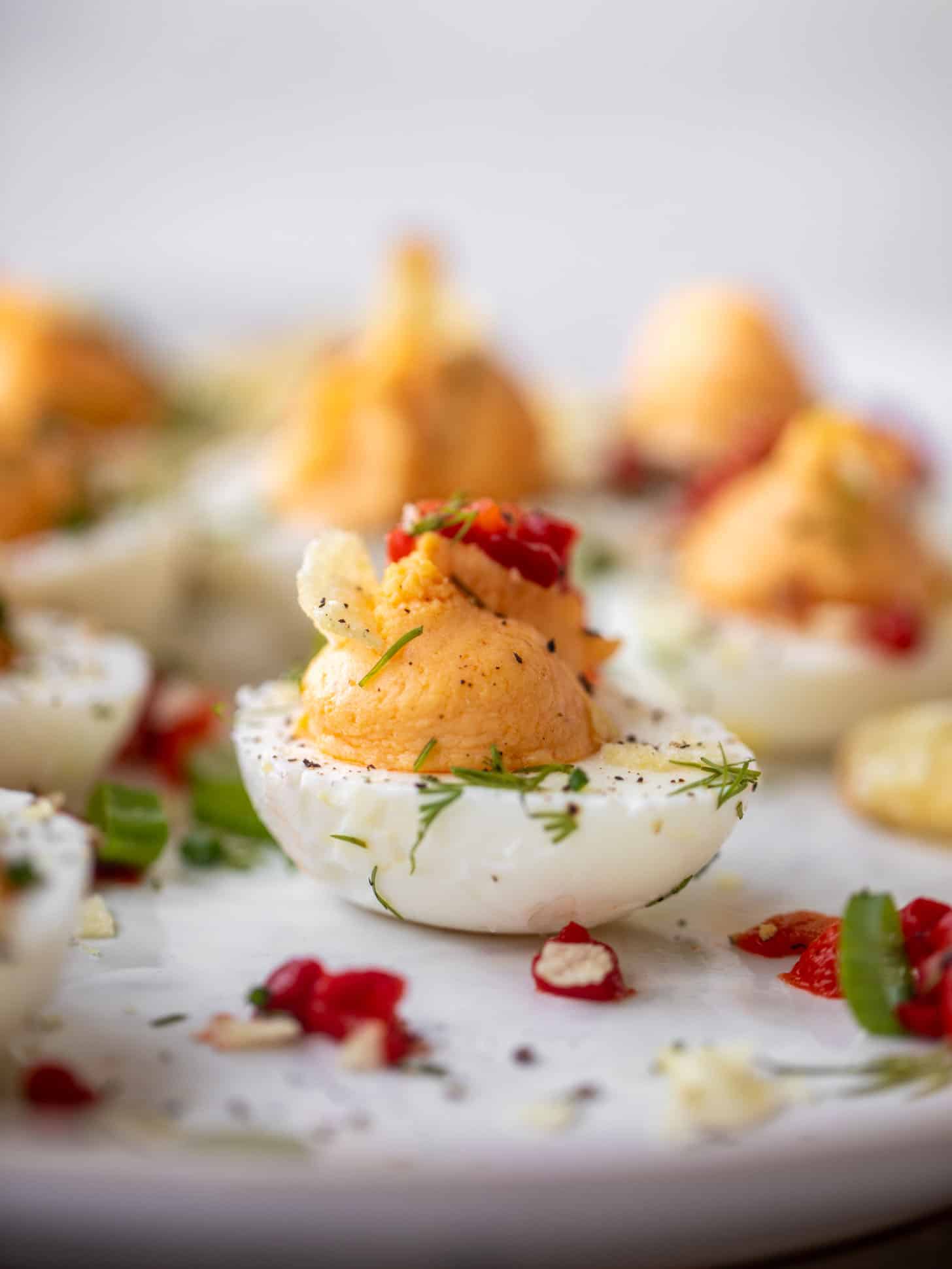 pimento cheese deviled eggs