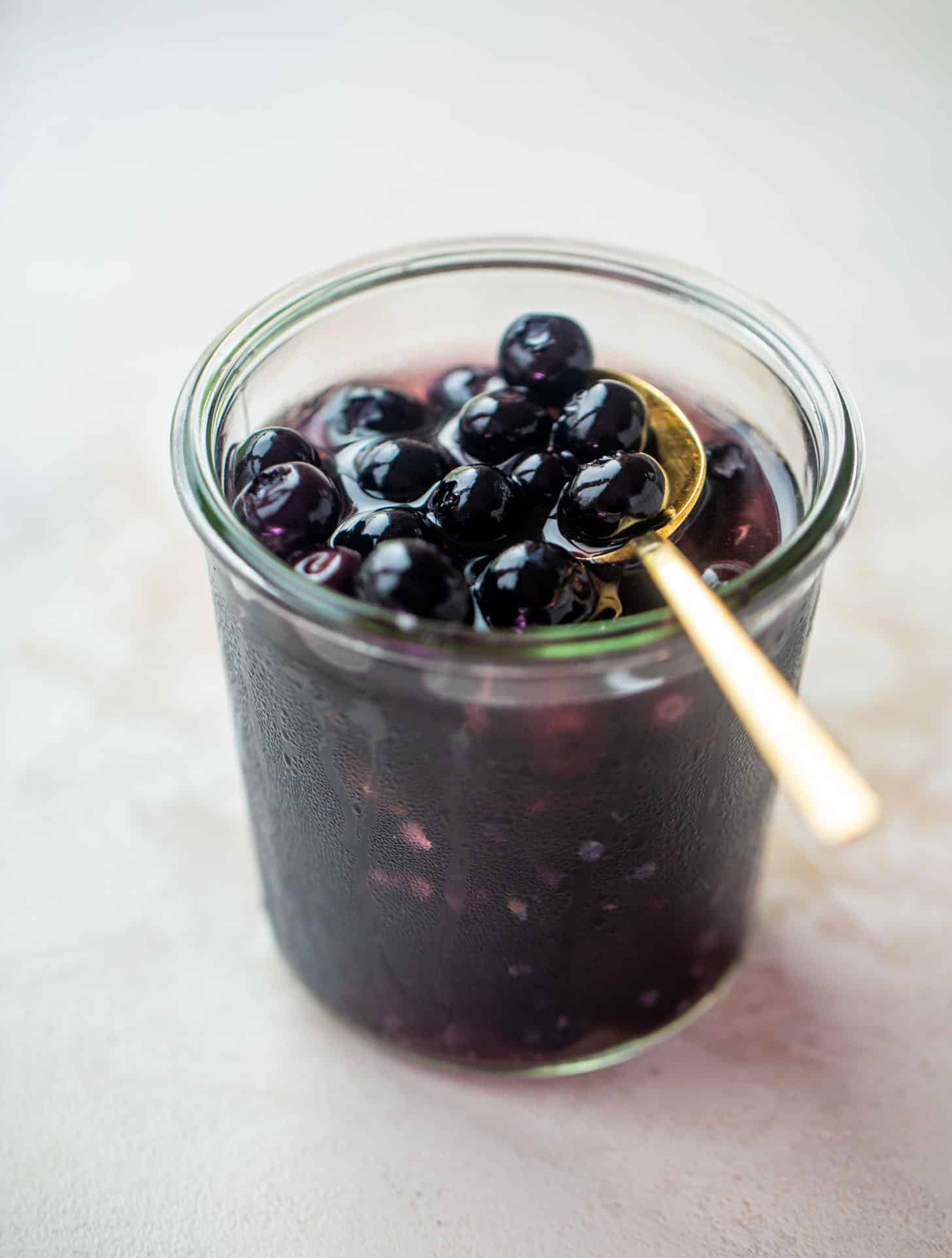 pickled blueberries