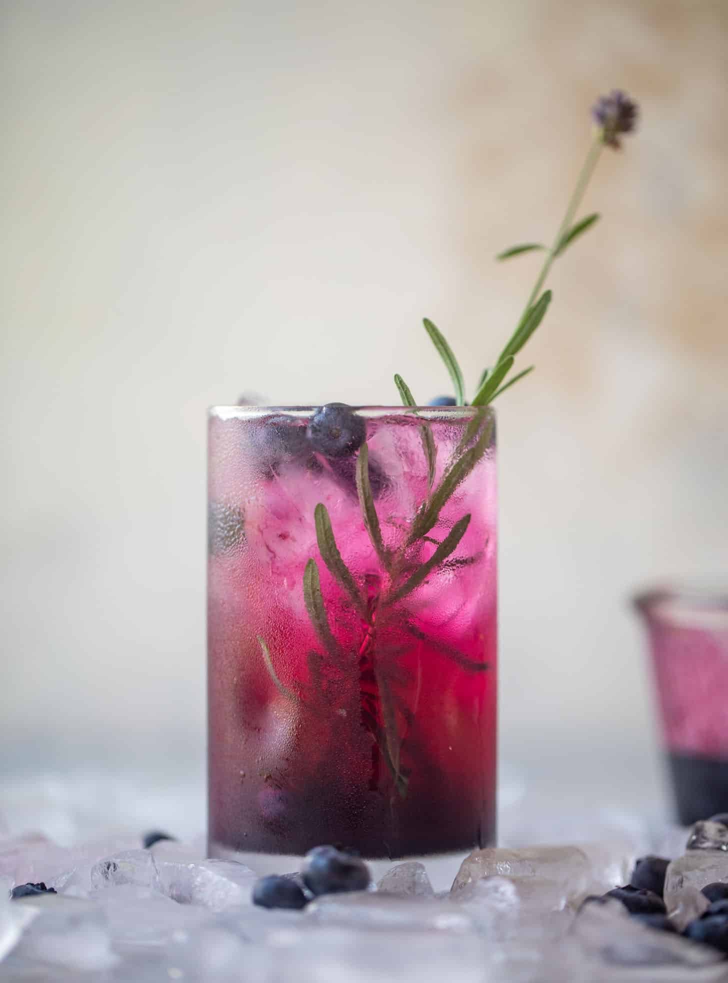 lavender blueberry vodka soda