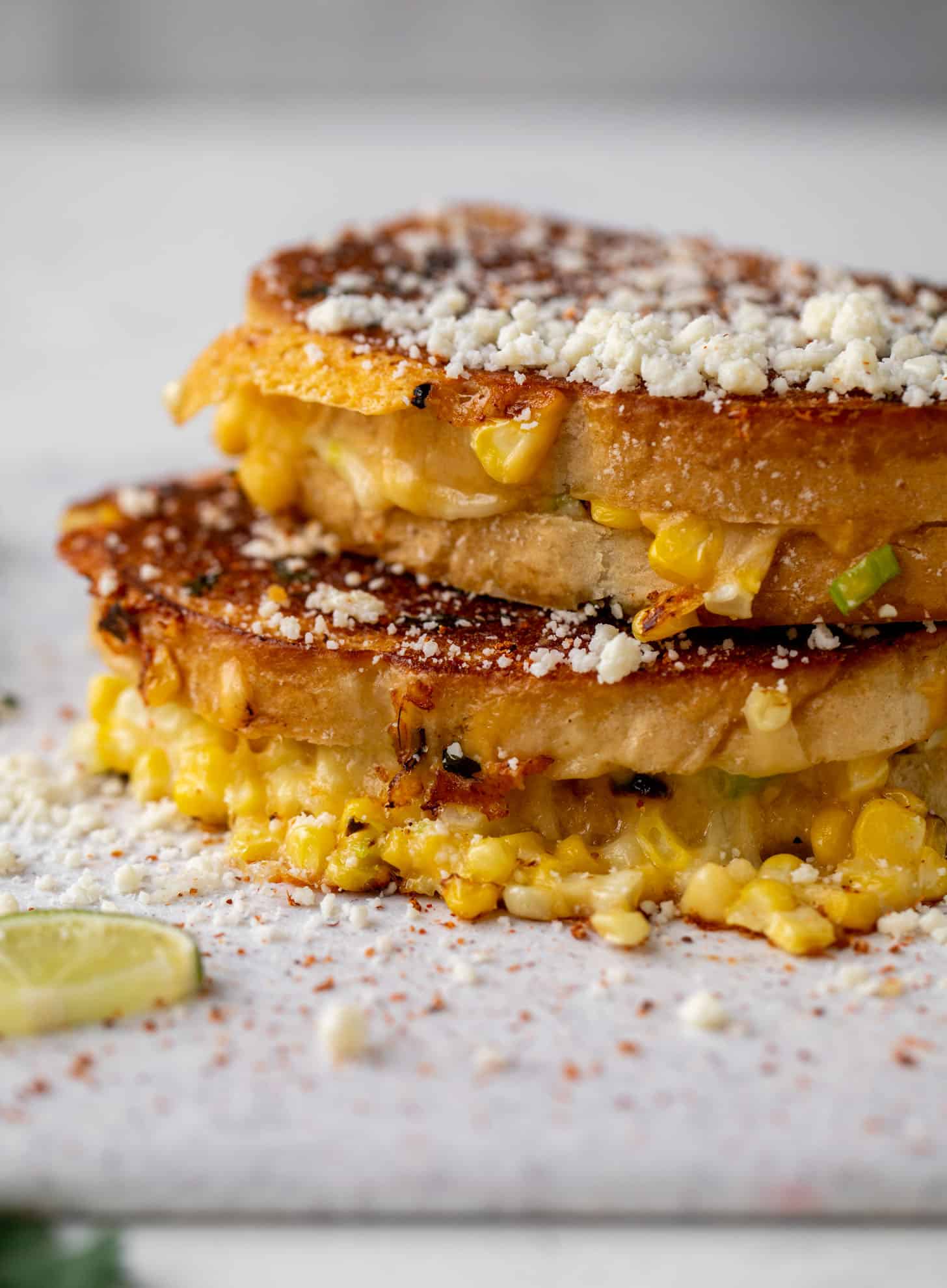 street corn grilled cheese