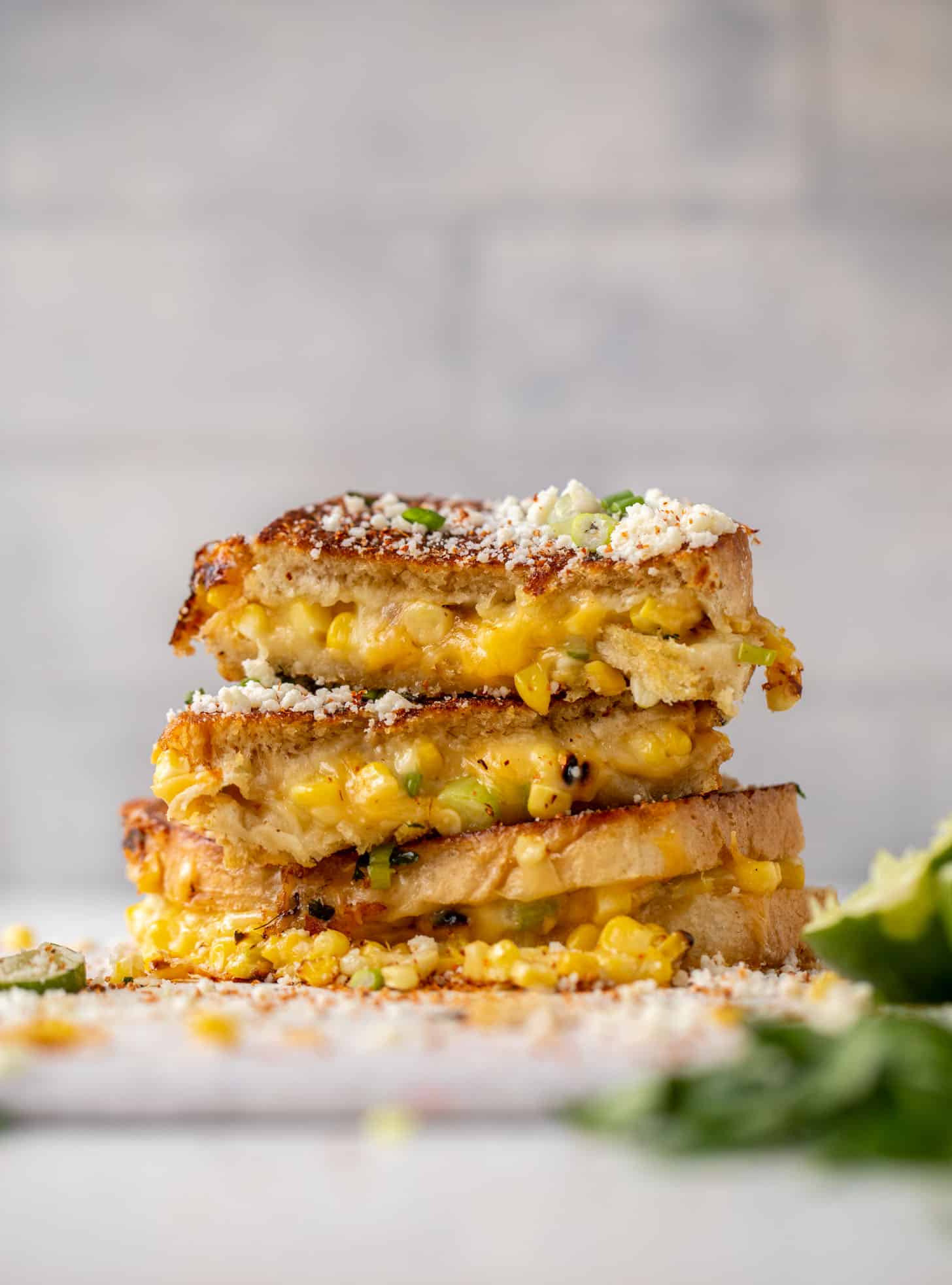 street corn grilled cheese