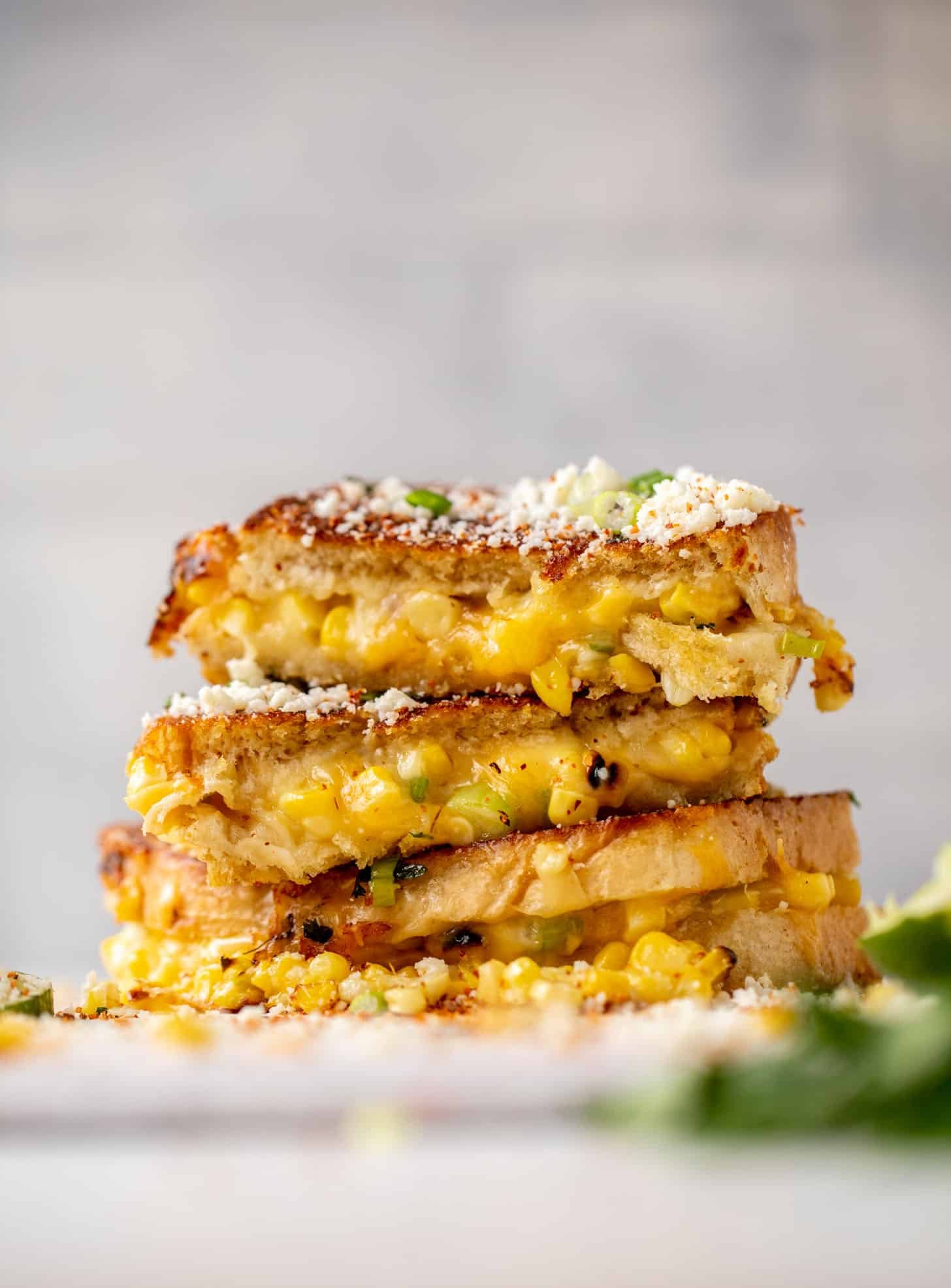 street corn grilled cheese