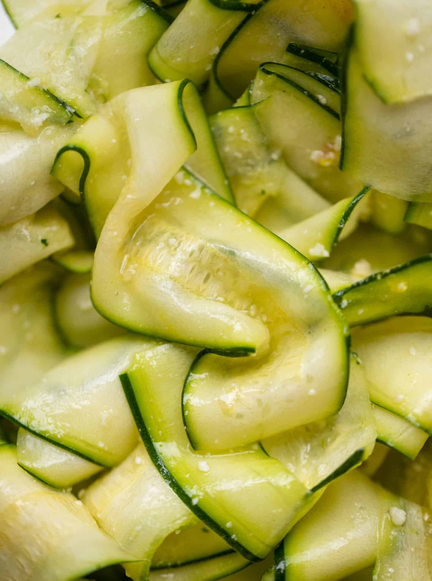 zucchini ribbon salad