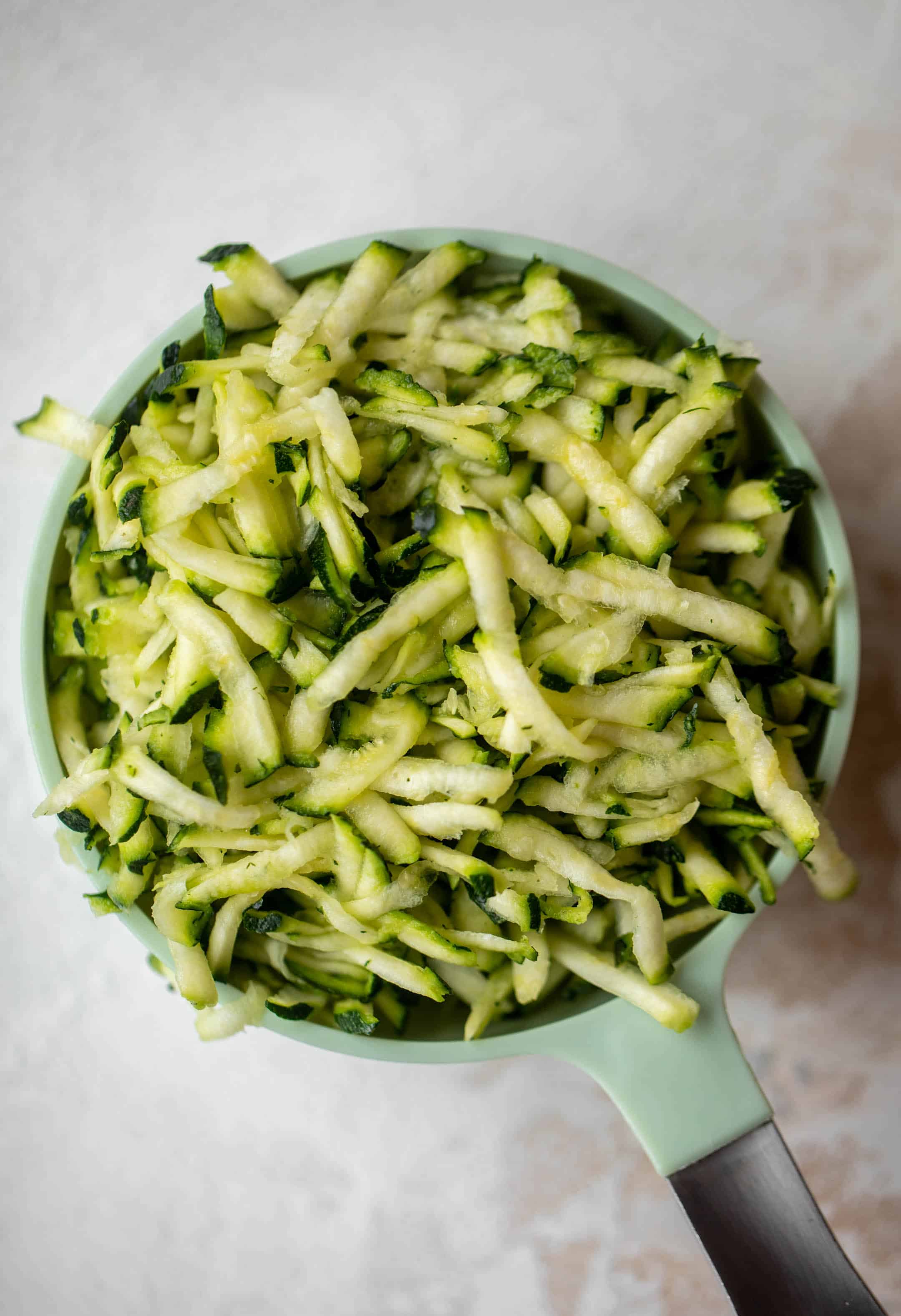 grated zucchini