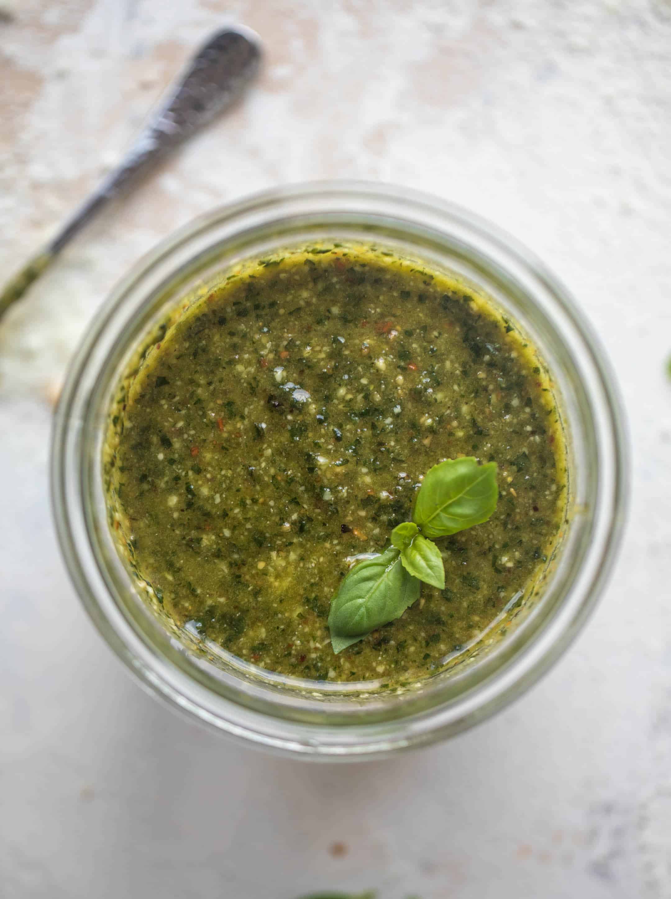 homemade pesto