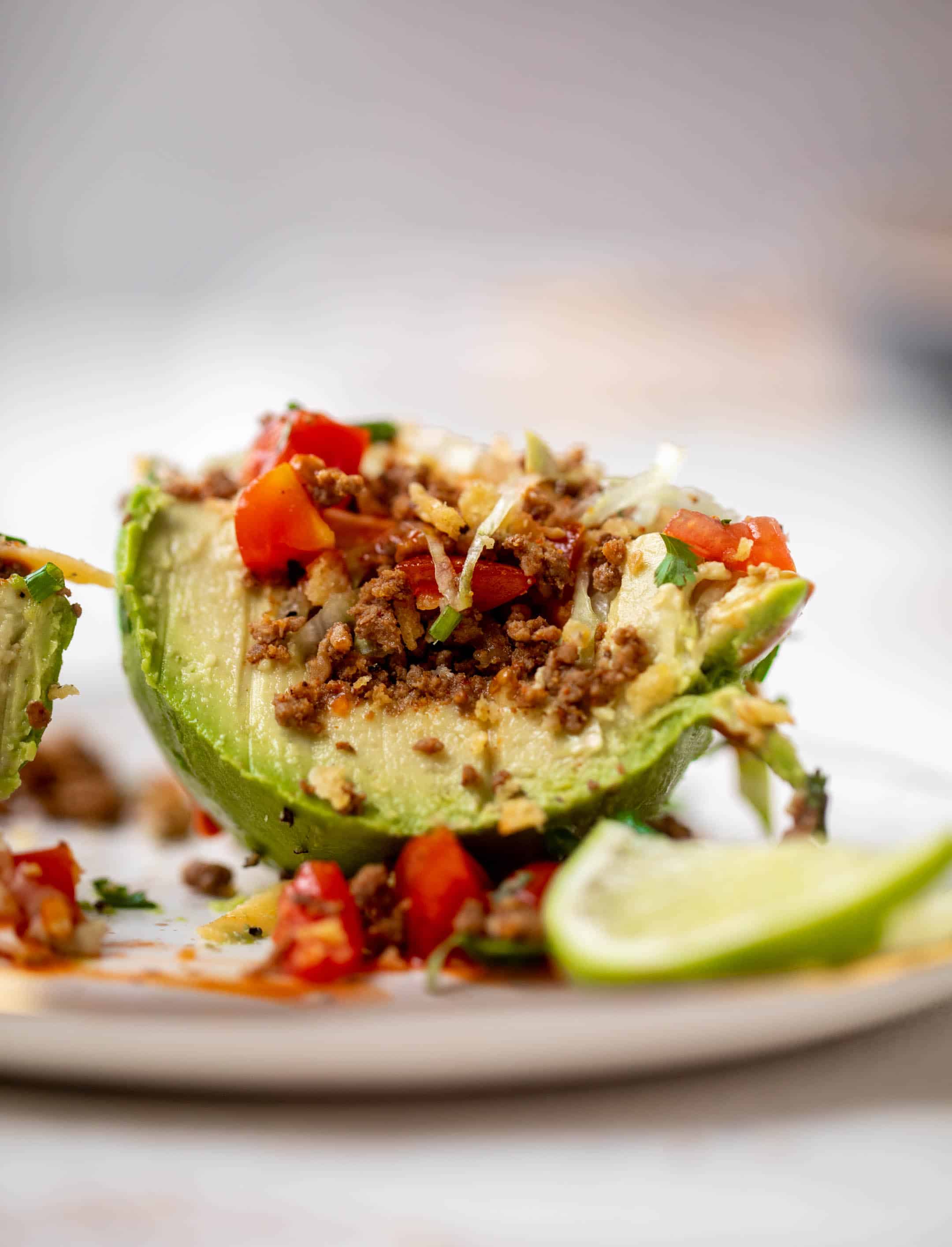 weeknight taco stuffed avocados