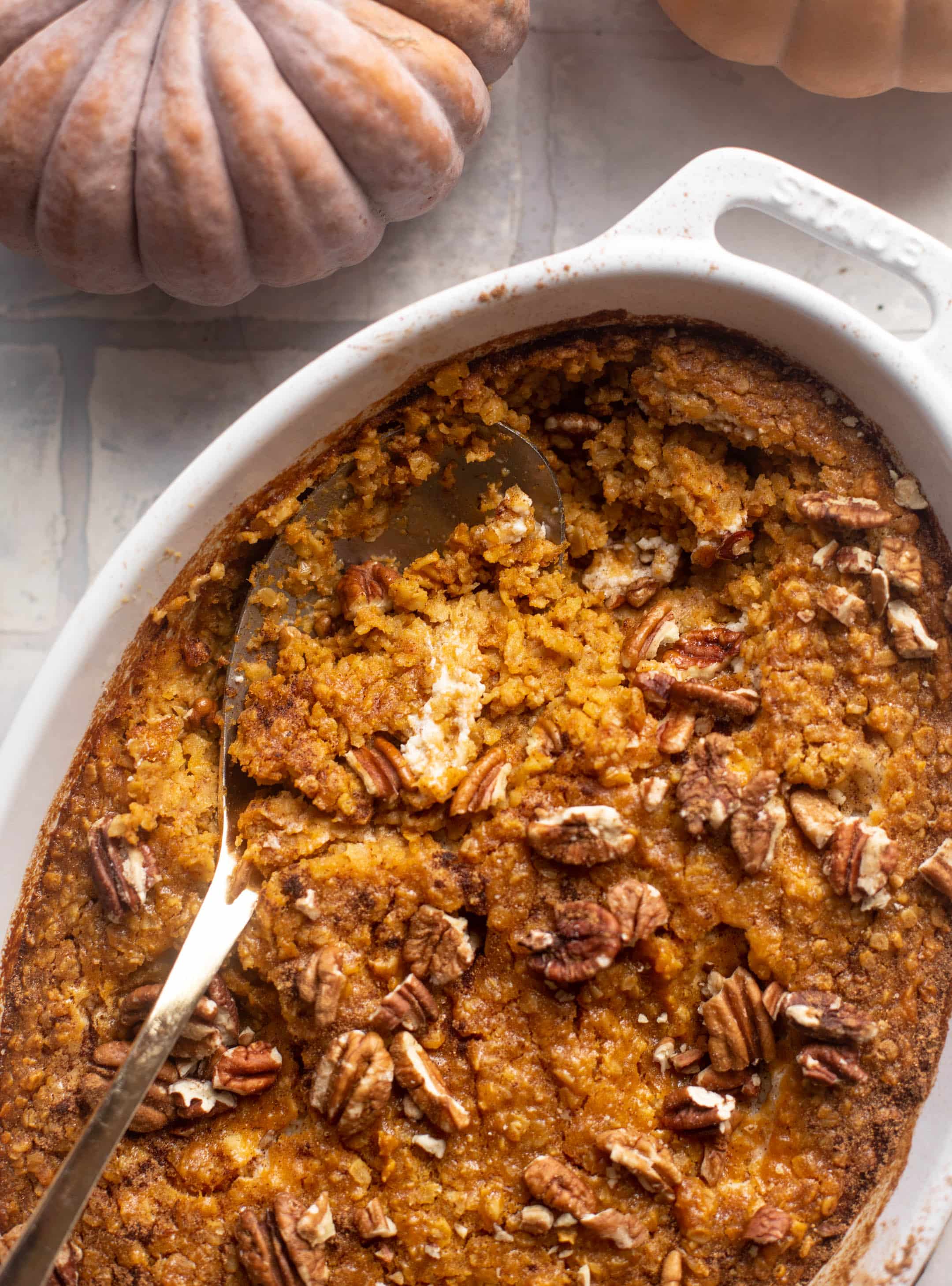 pumpkin cheesecake baked oatmeal