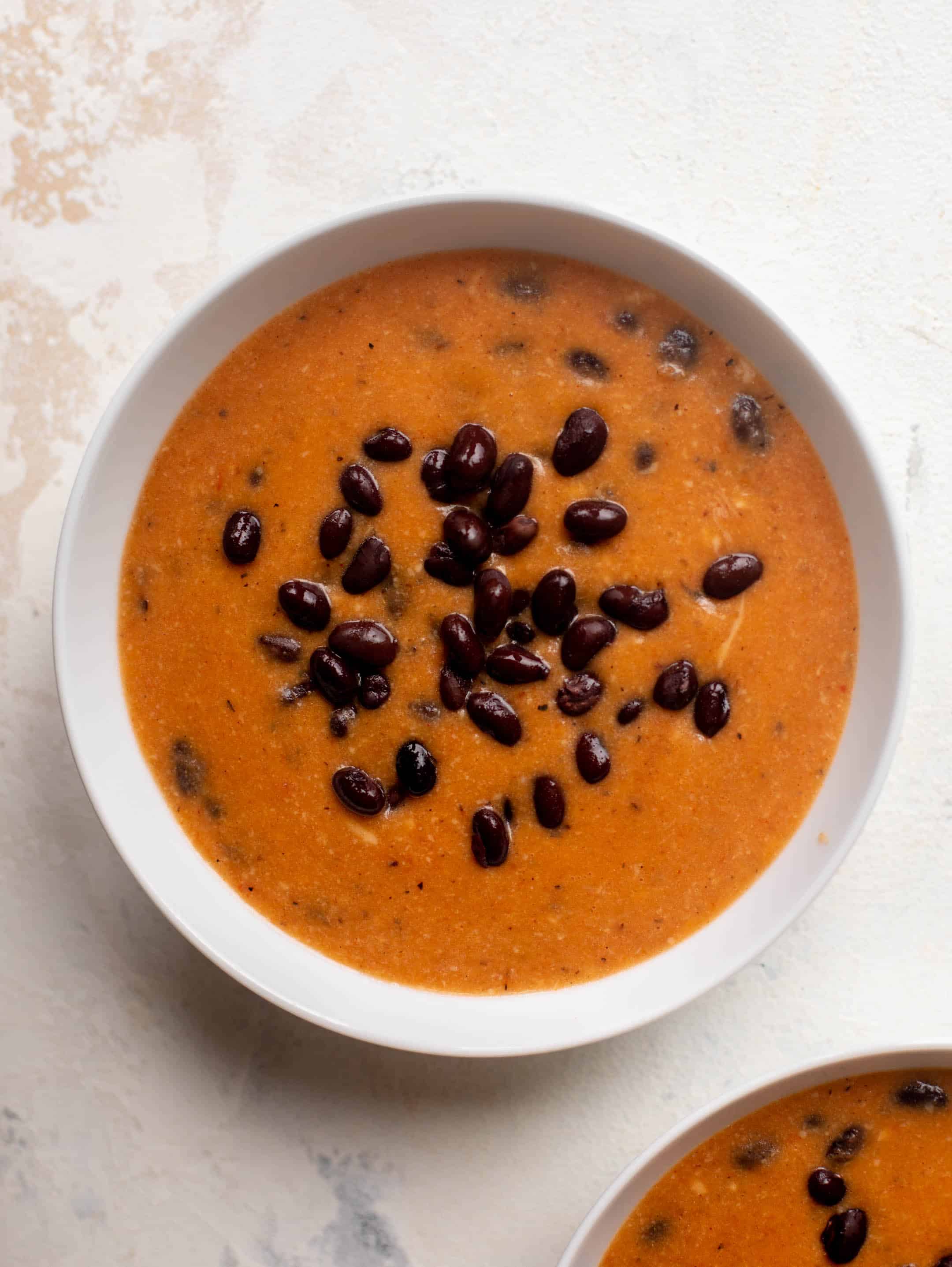 fire-roasted black bean tortilla soup