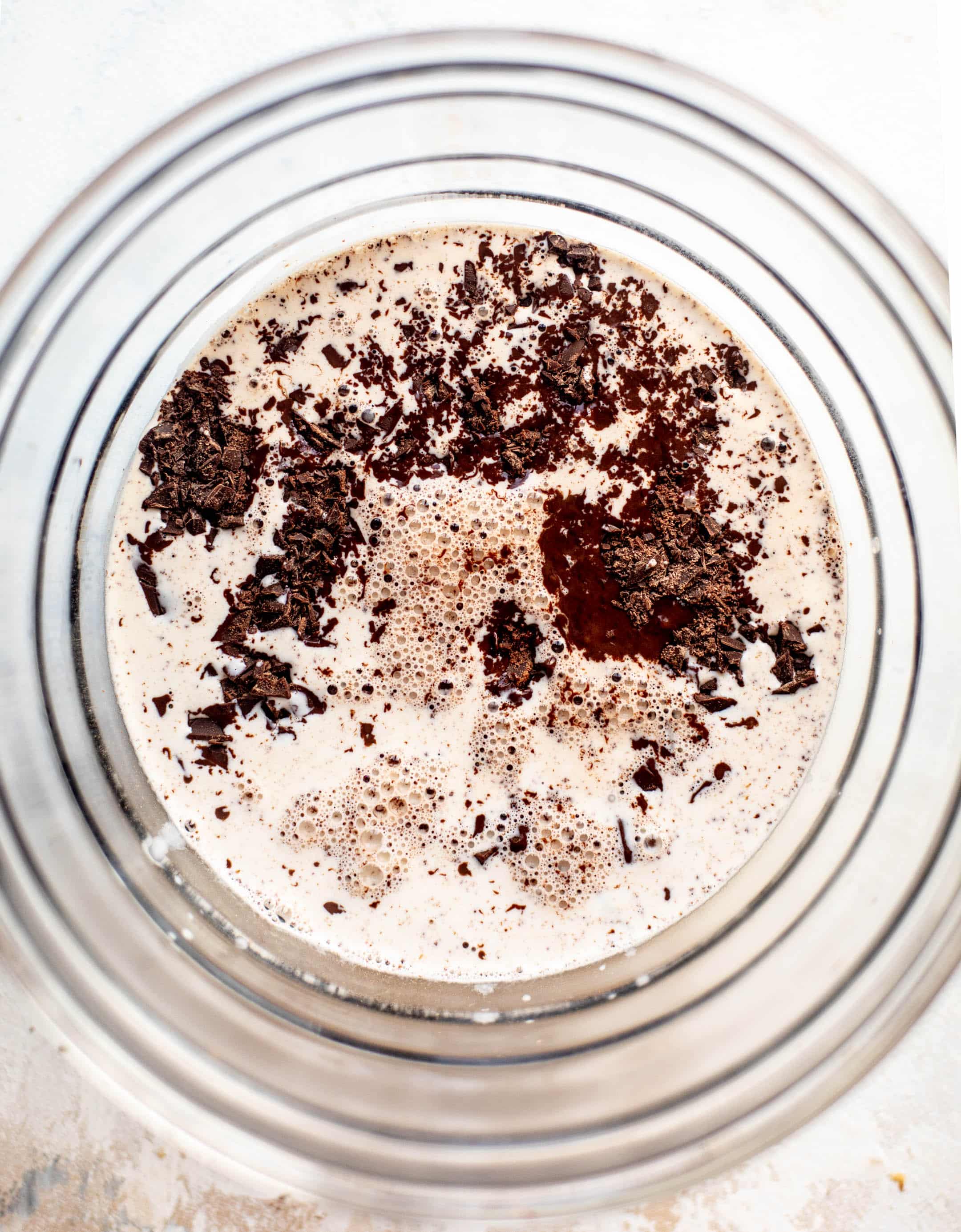 chocolate and heavy cream