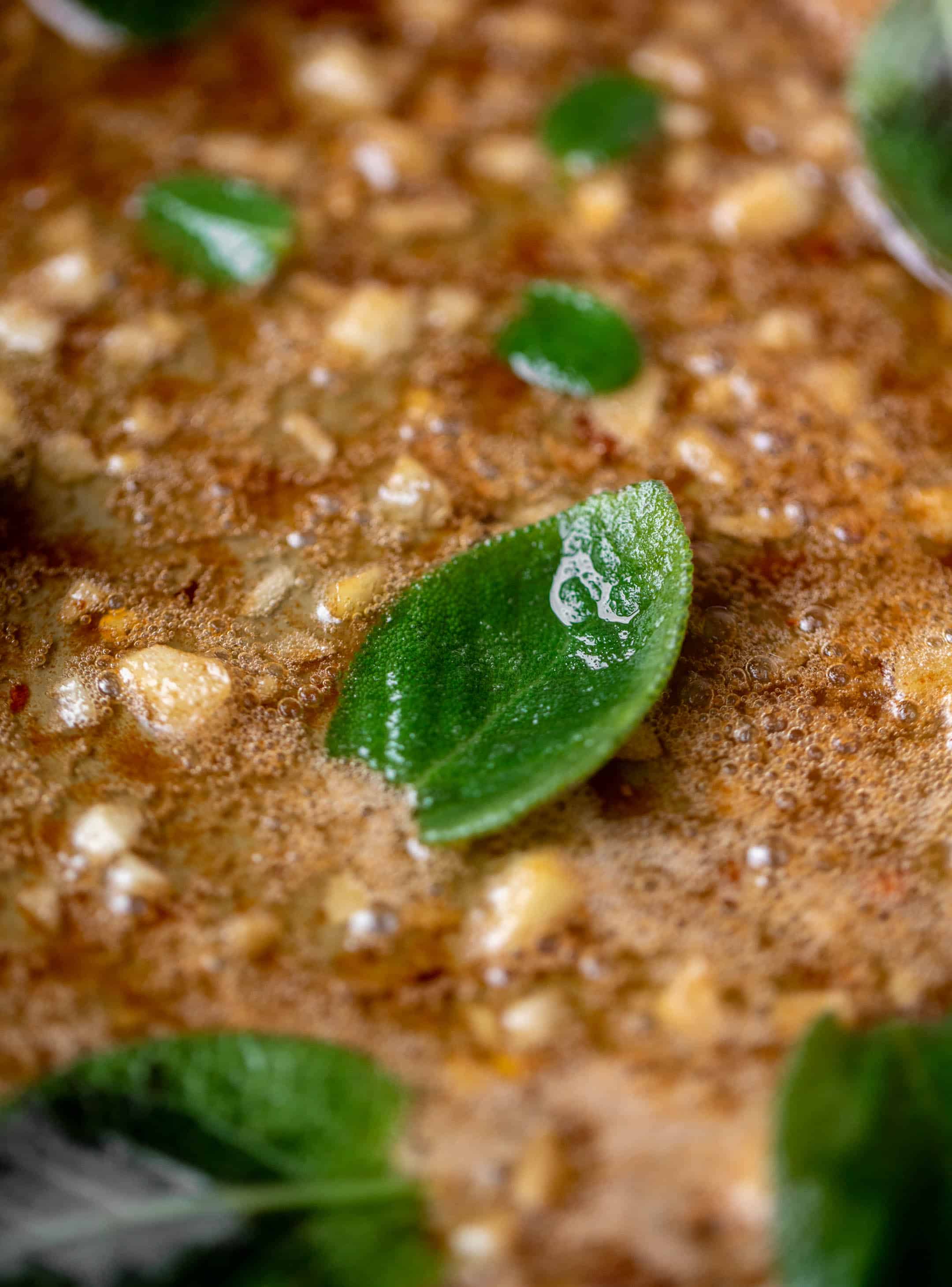 30 minute spicy brown butter pasta