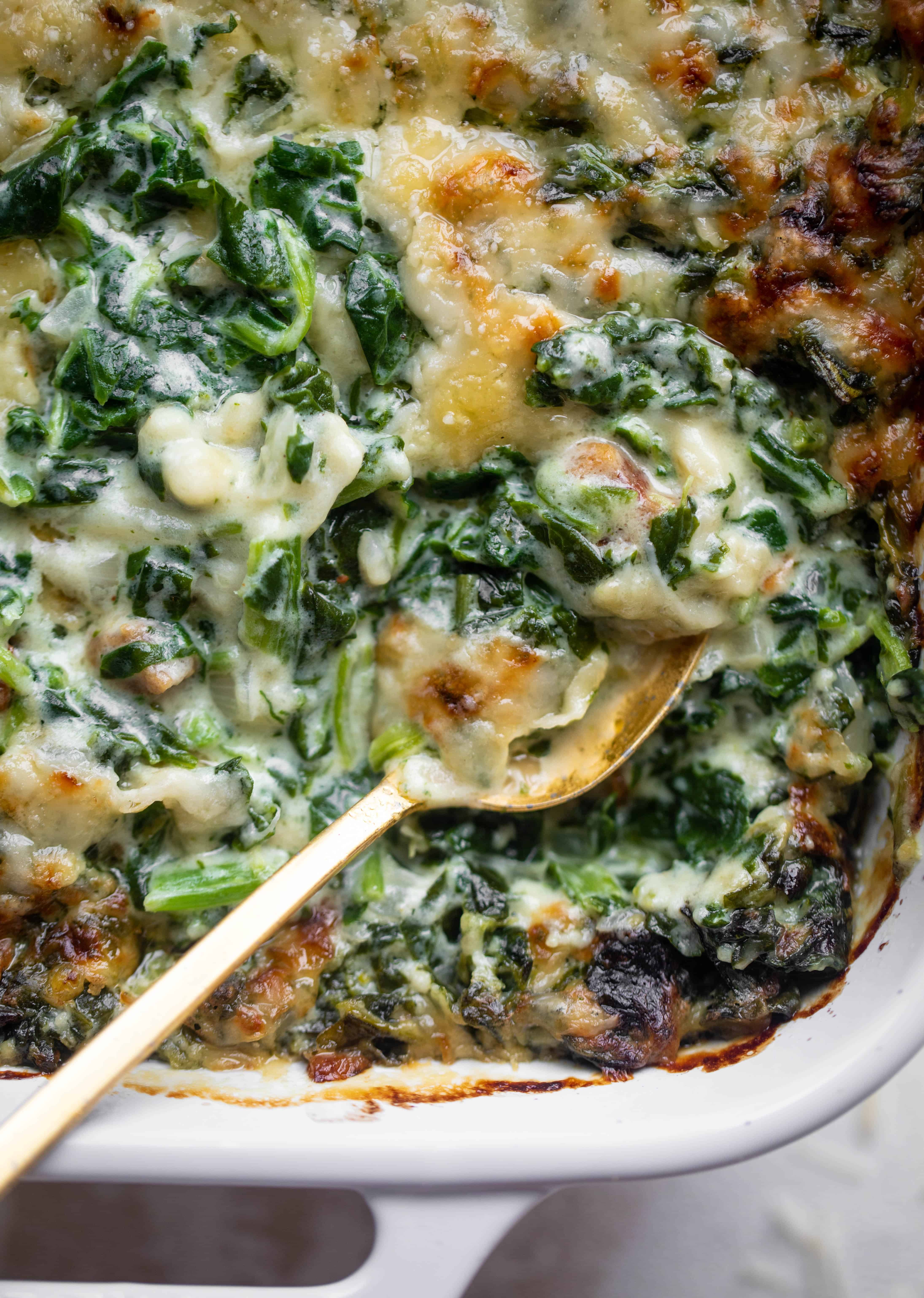 spinach gratin recipe
