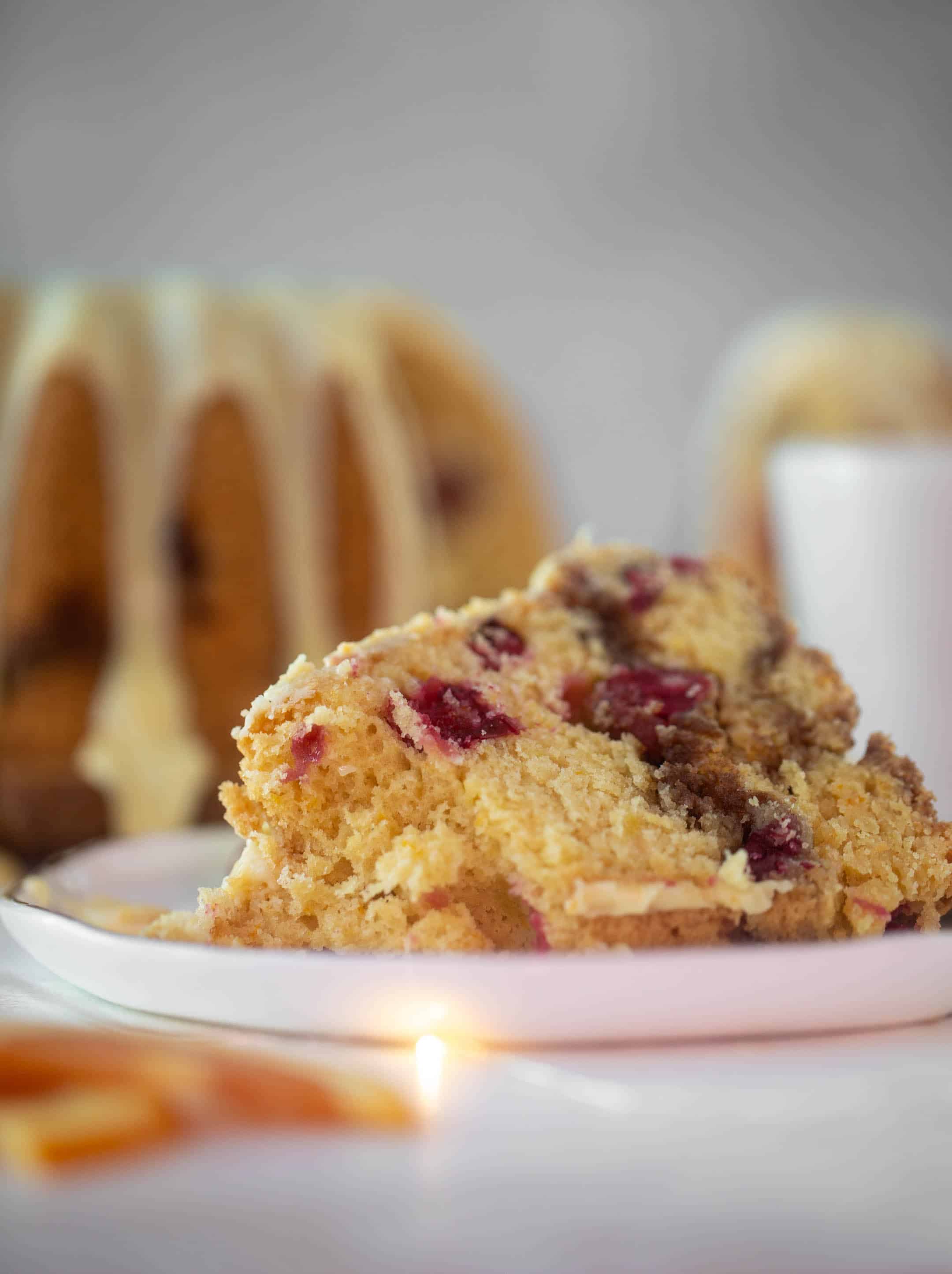 cranberry orange coffee cake