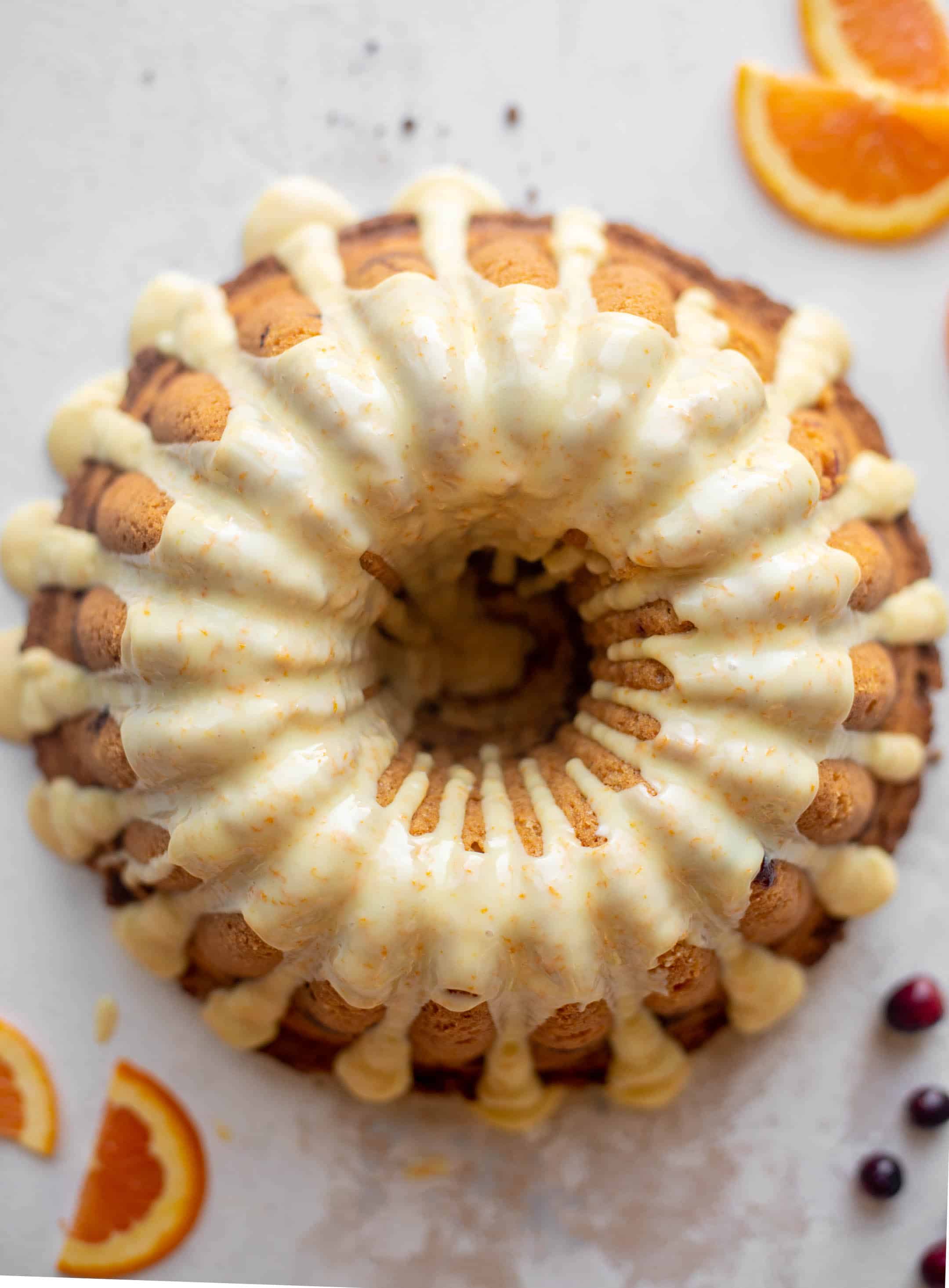 cranberry orange coffee cake