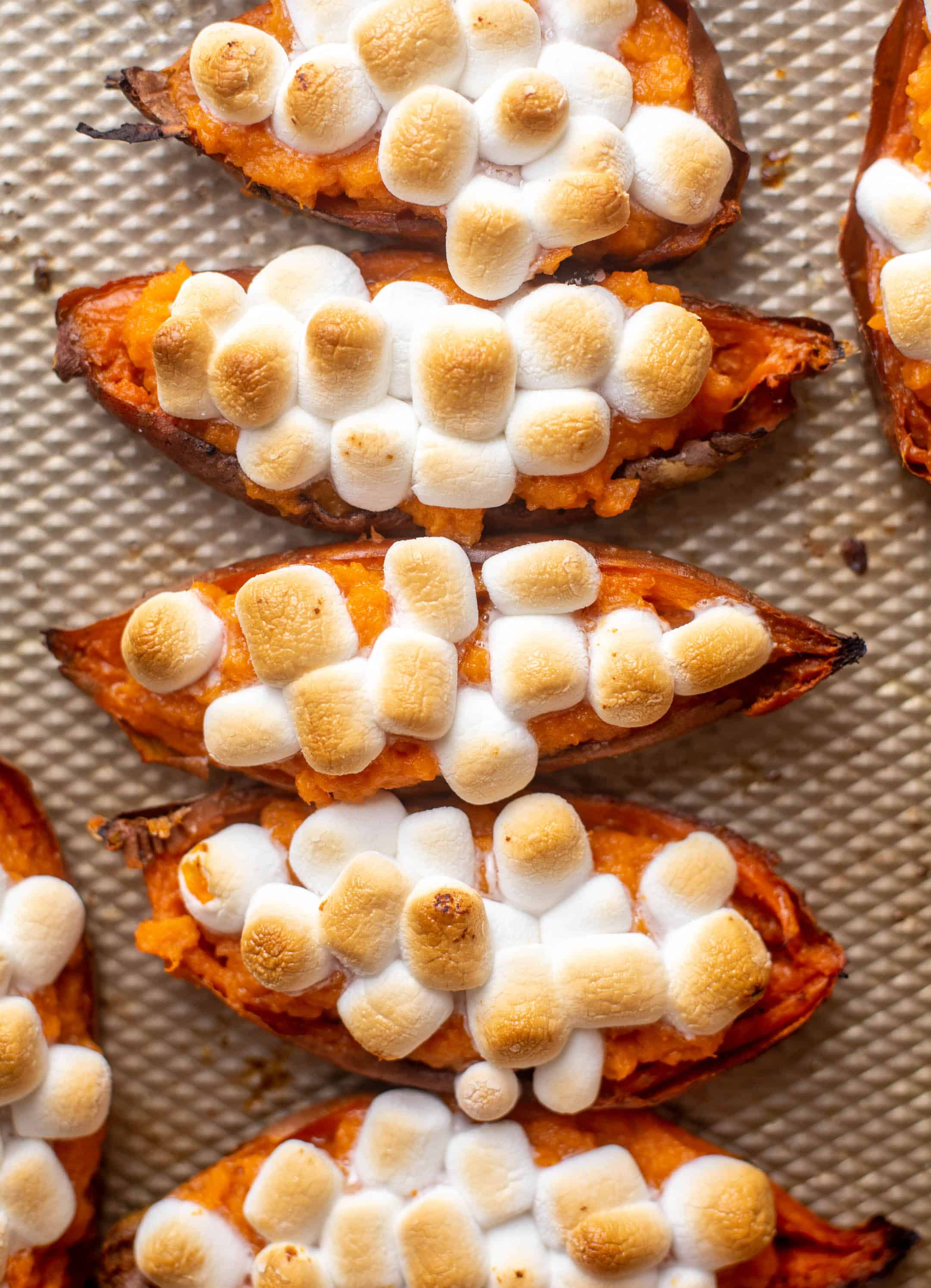 maple marshmallow twice baked sweet potatoes