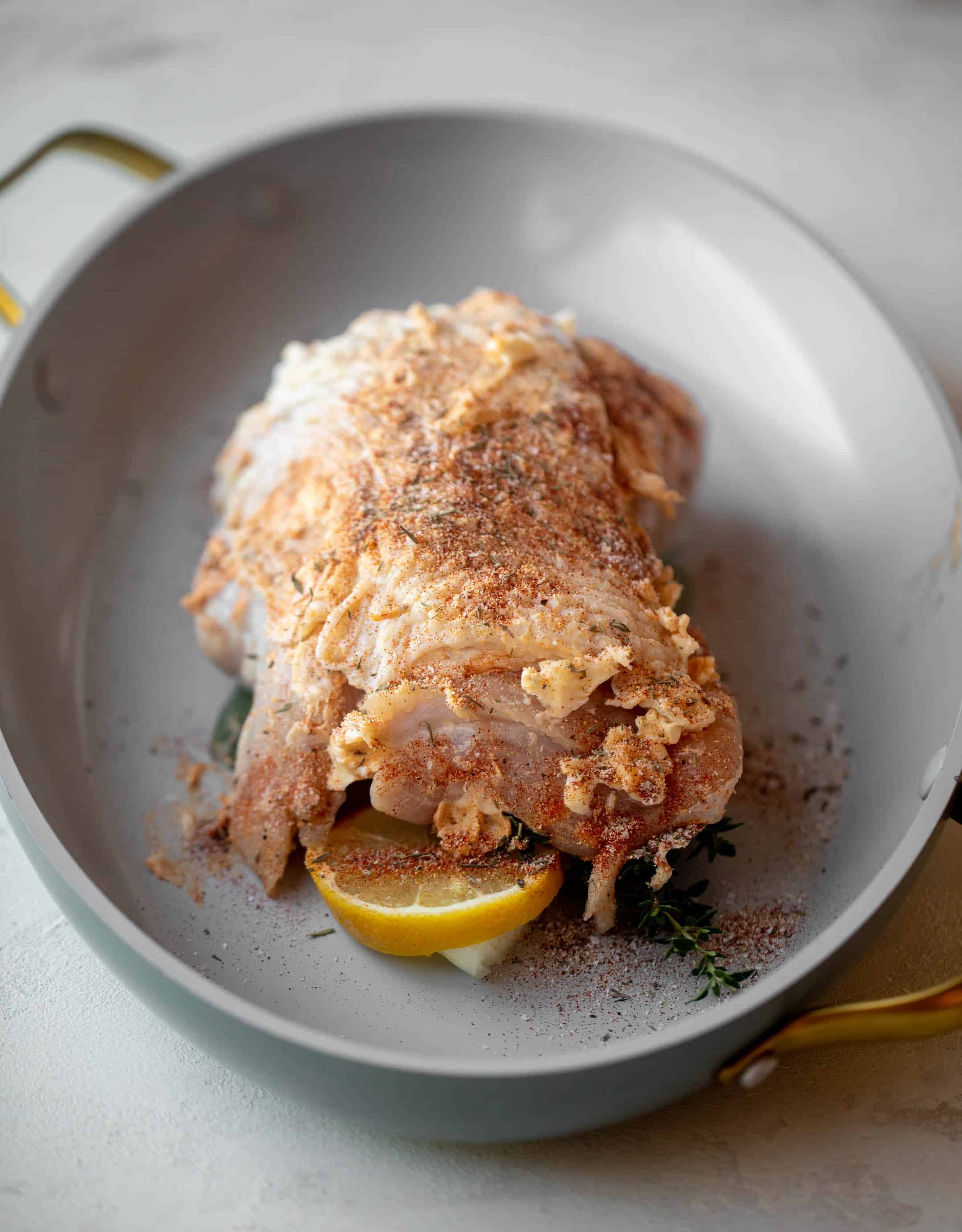 turkey breast ready for the oven