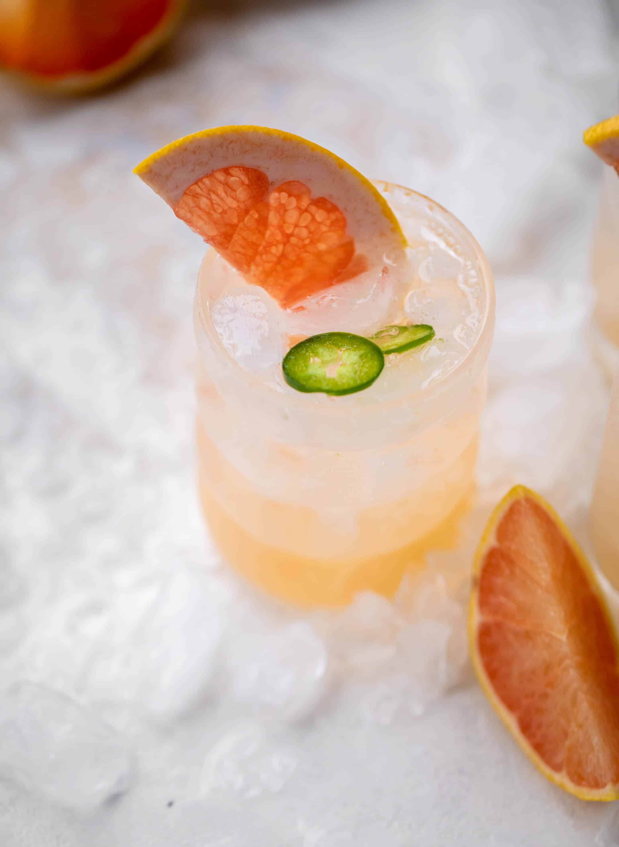 spicy grapefruit tequila soda