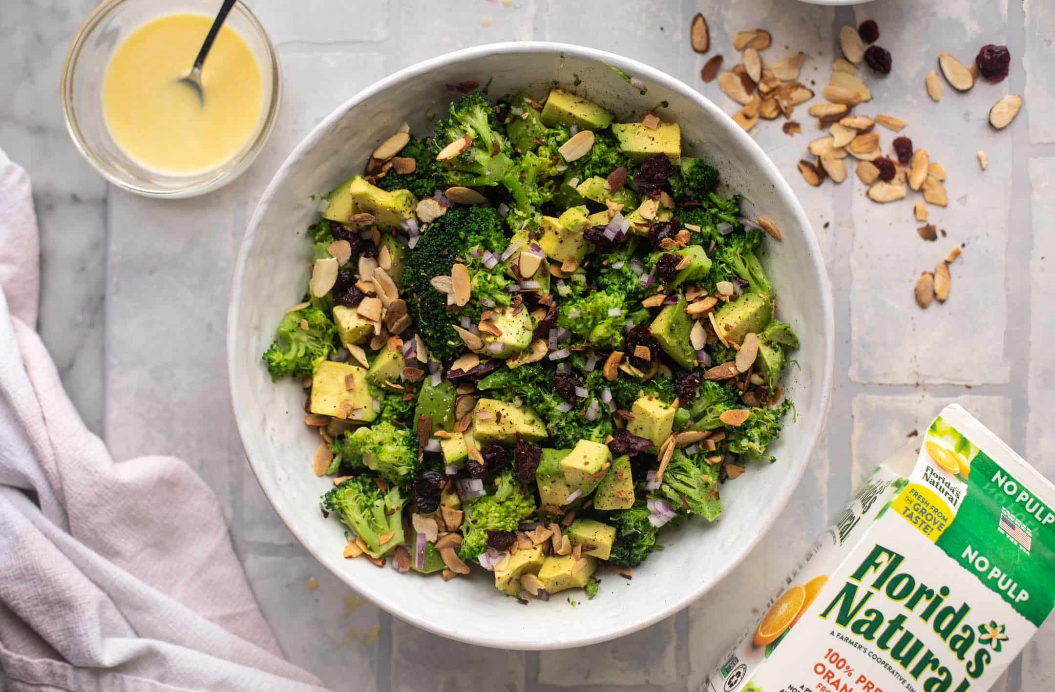 winter broccoli crunch salad