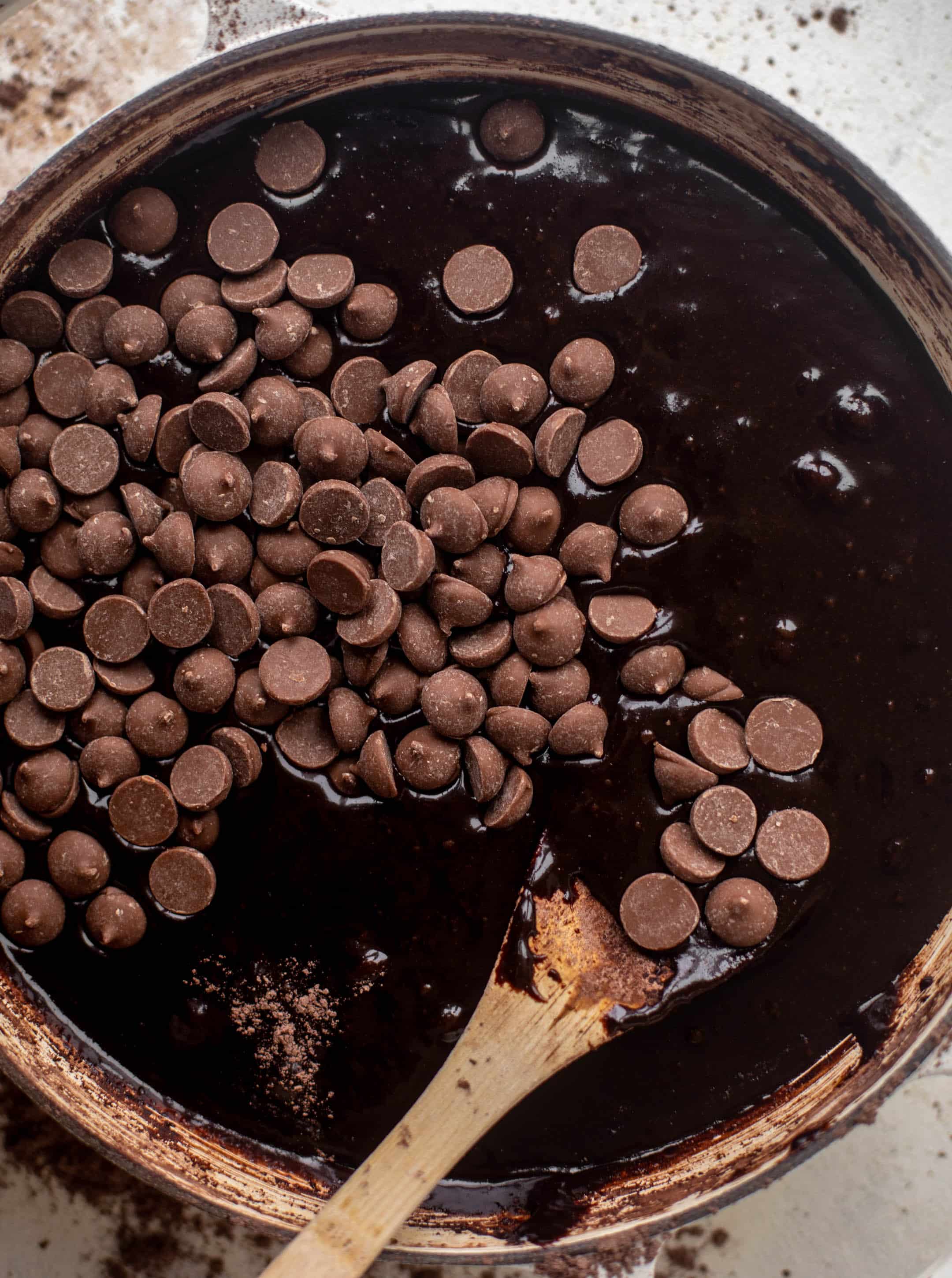 skillet brownie batter