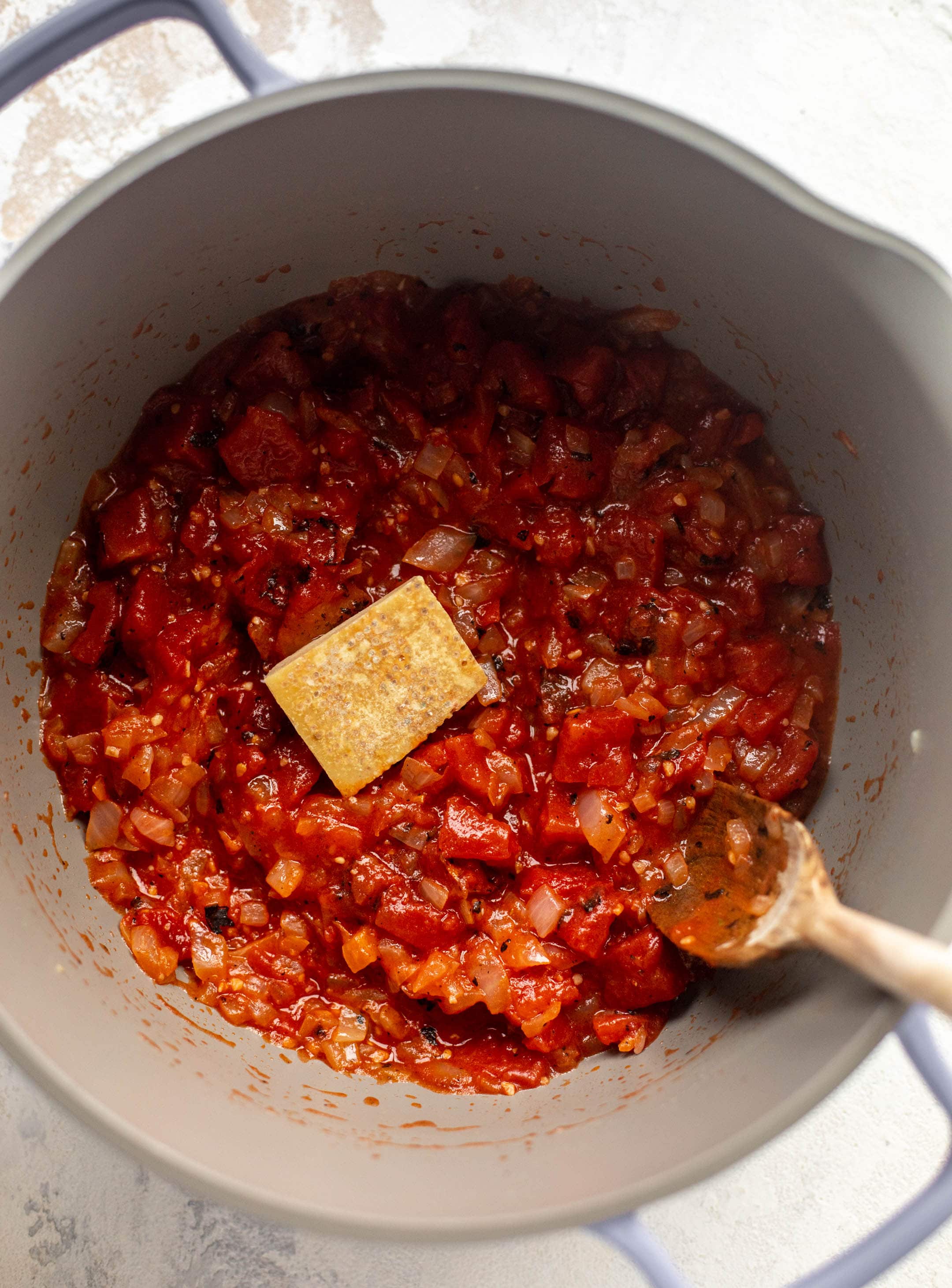 pot of fire roasted diced tomatoes