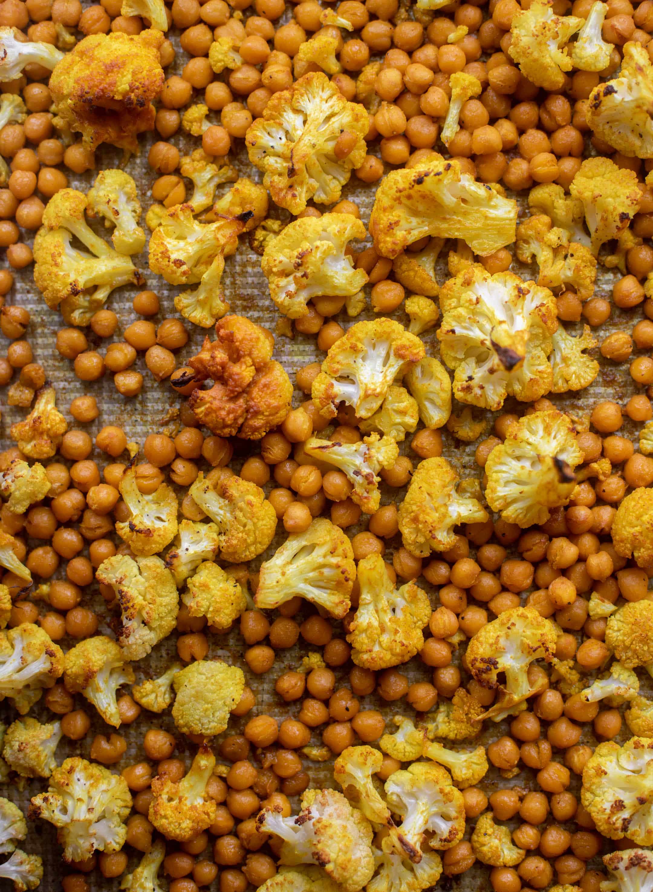 cauliflower and chickpeas