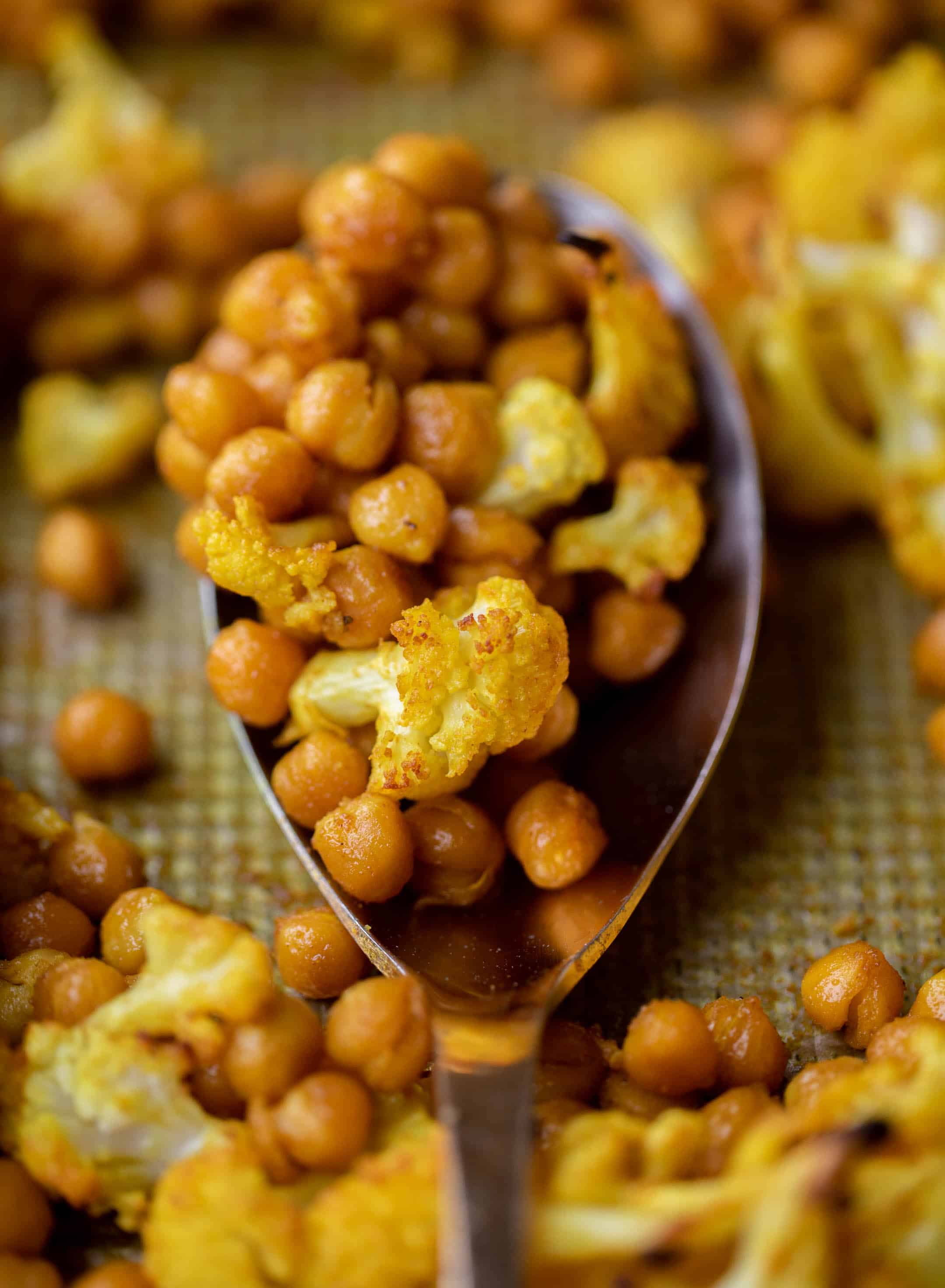 cauliflower and chickpeas