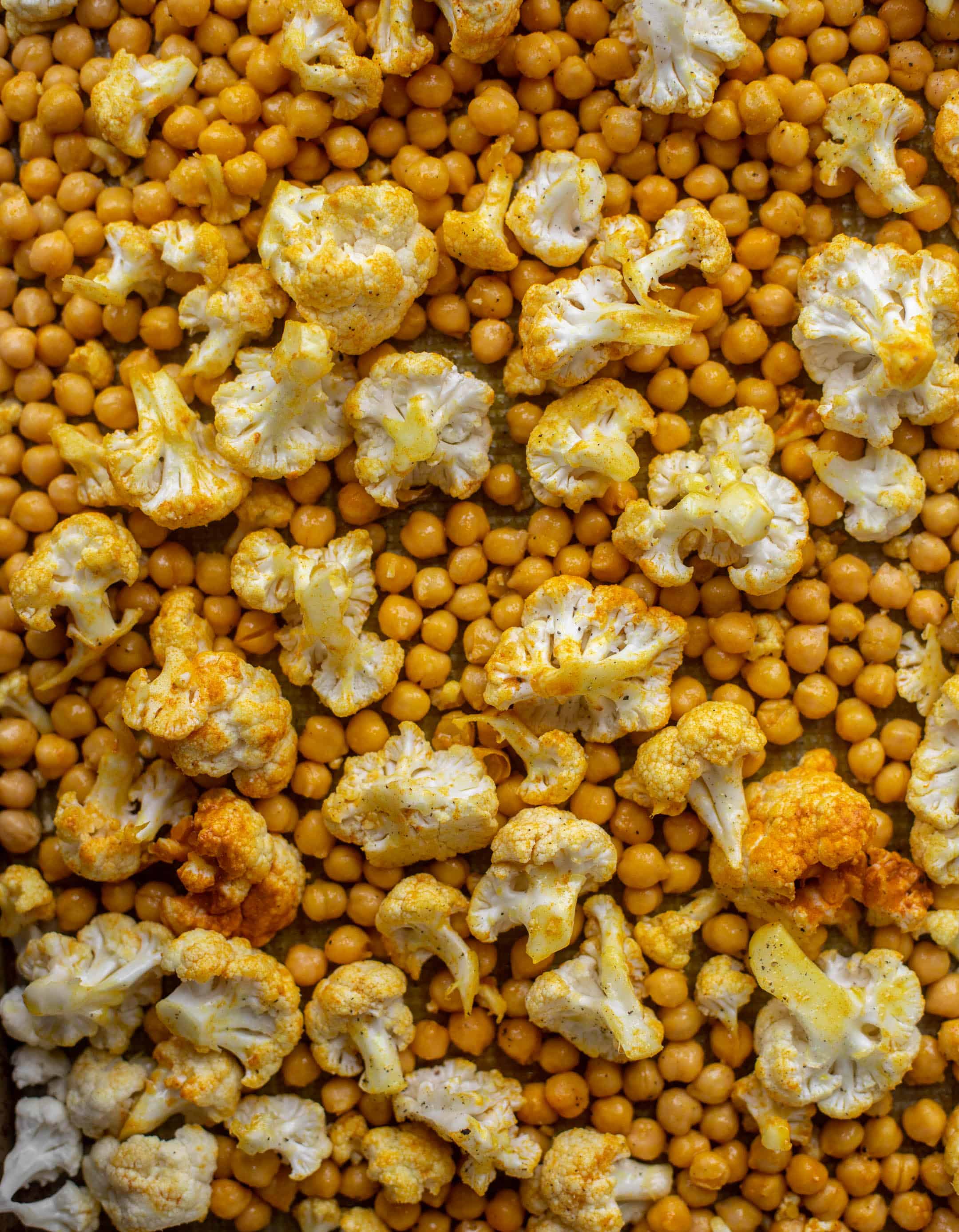 cauliflower and chickpeas