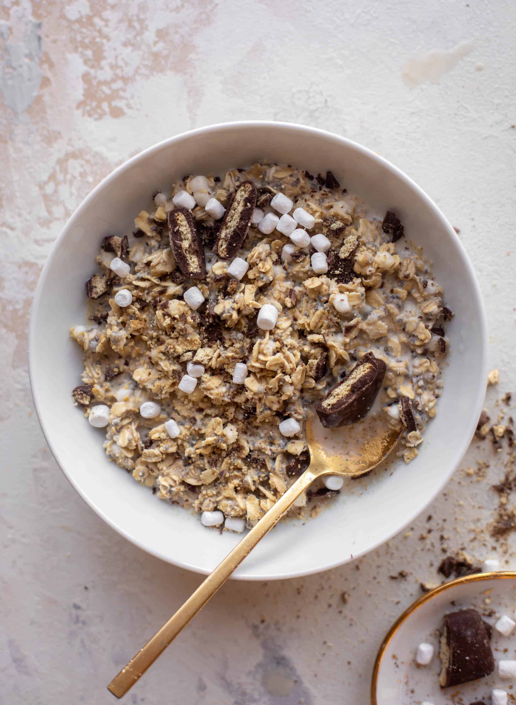 s'mores overnight oats
