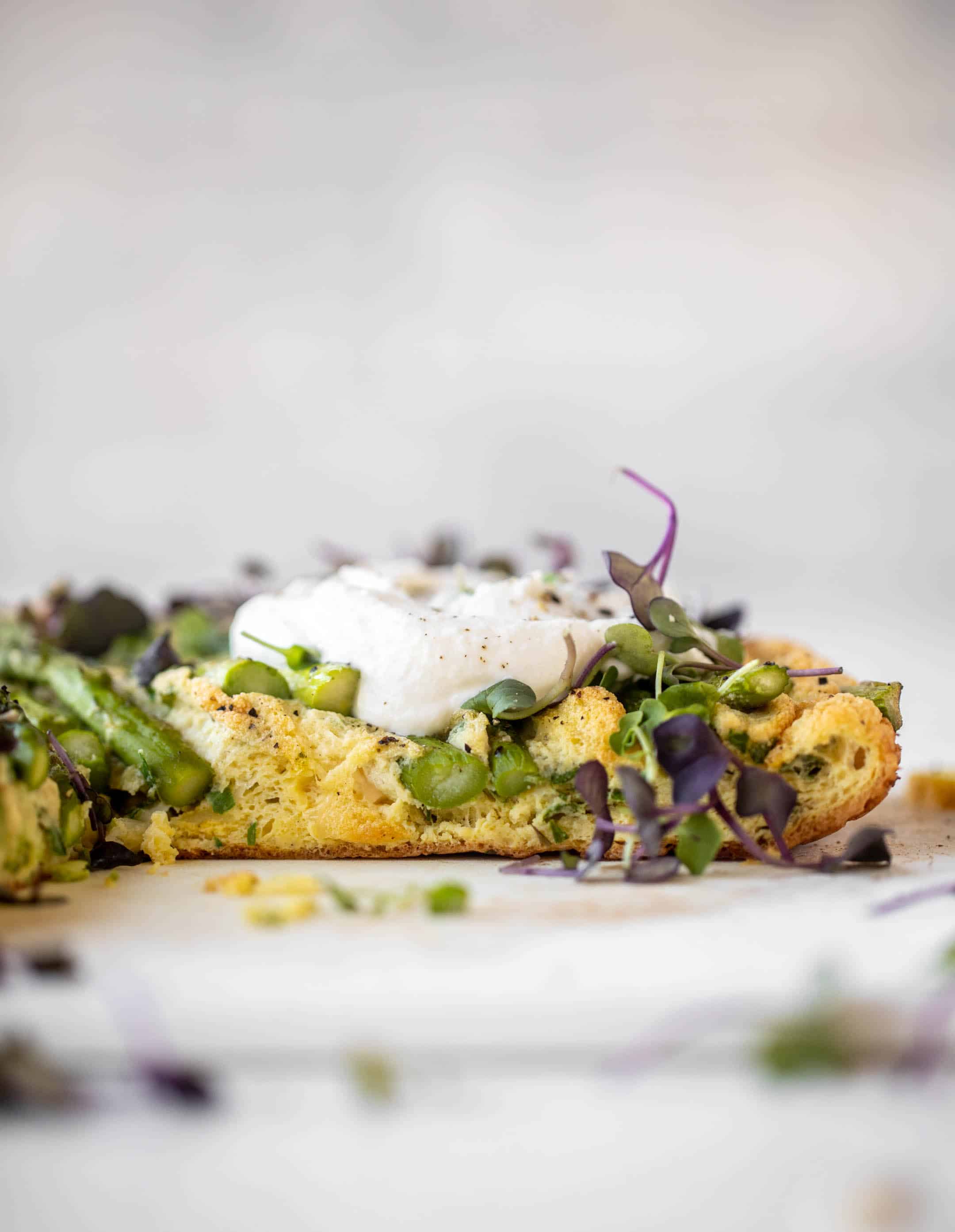 asparagus souffle frittata