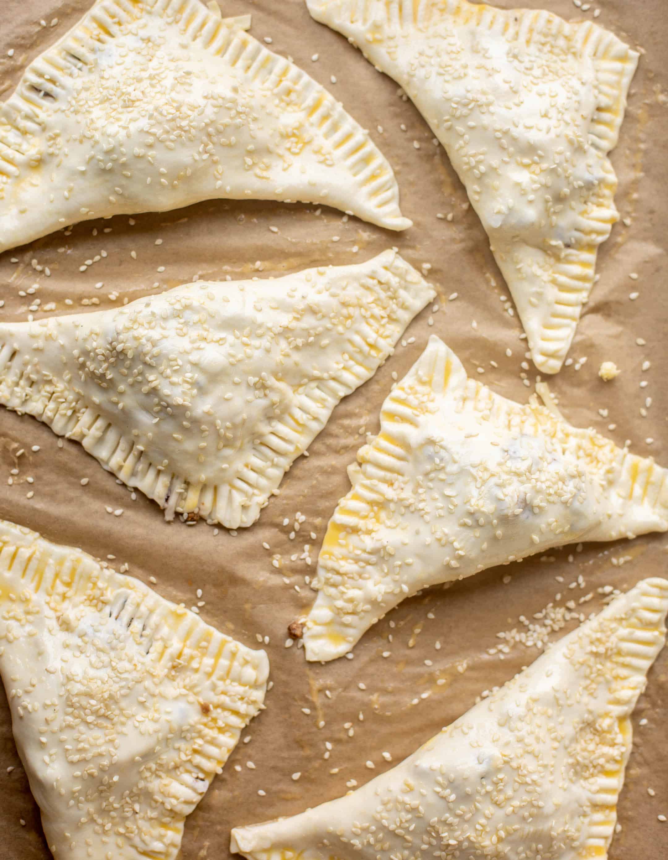 cheeseburger puff pastry pockets