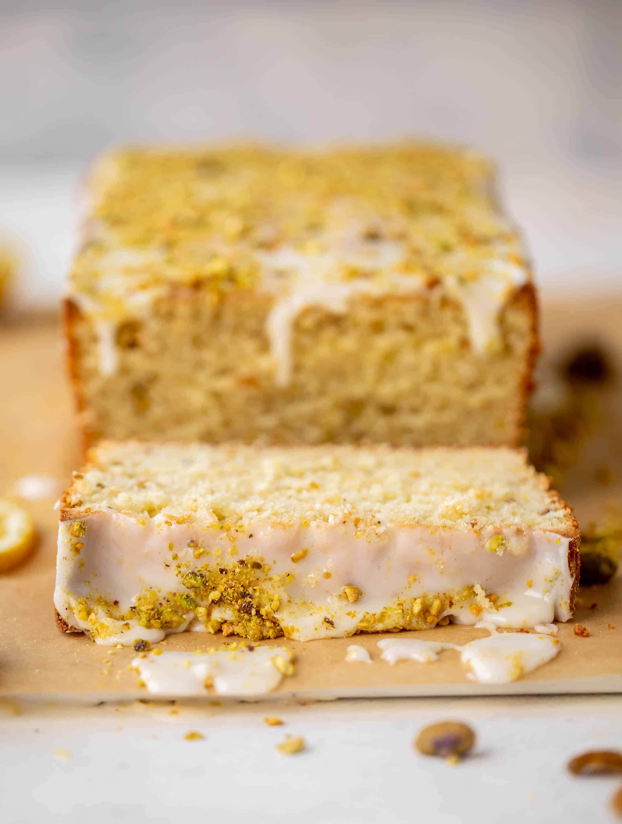 pistachio lemon loaf