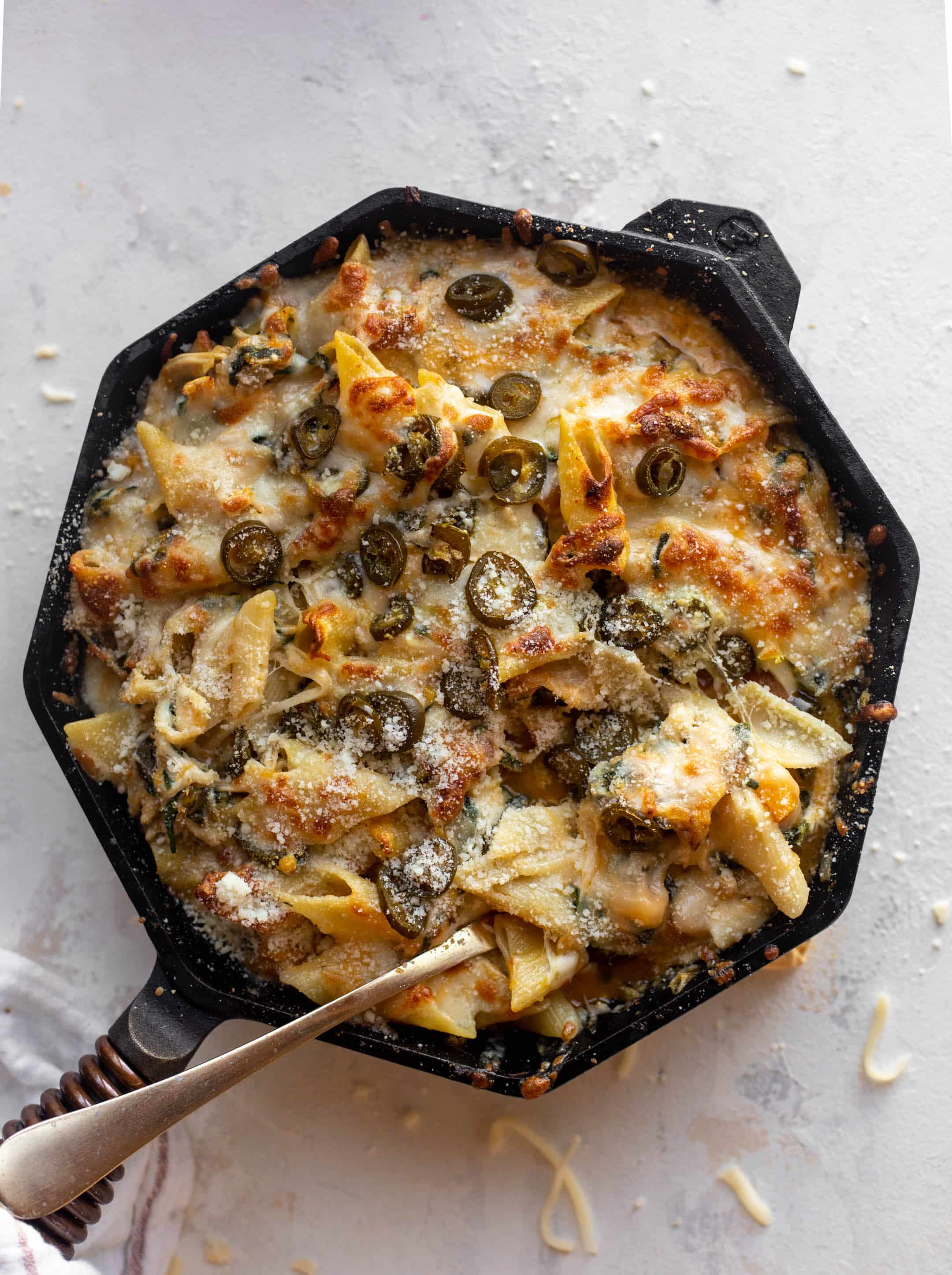 spicy butternut pasta with chicken