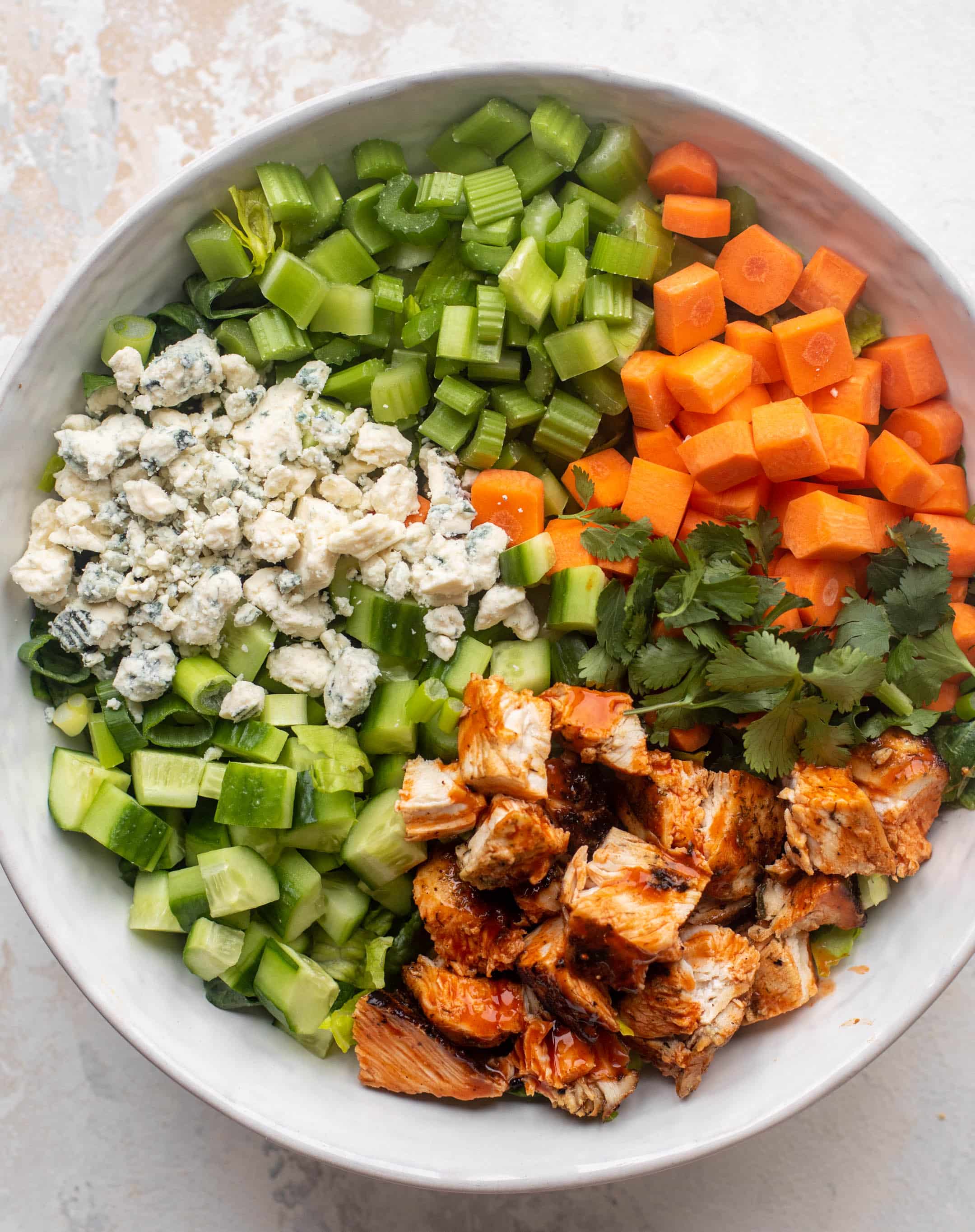 buffalo chicken chopped salad