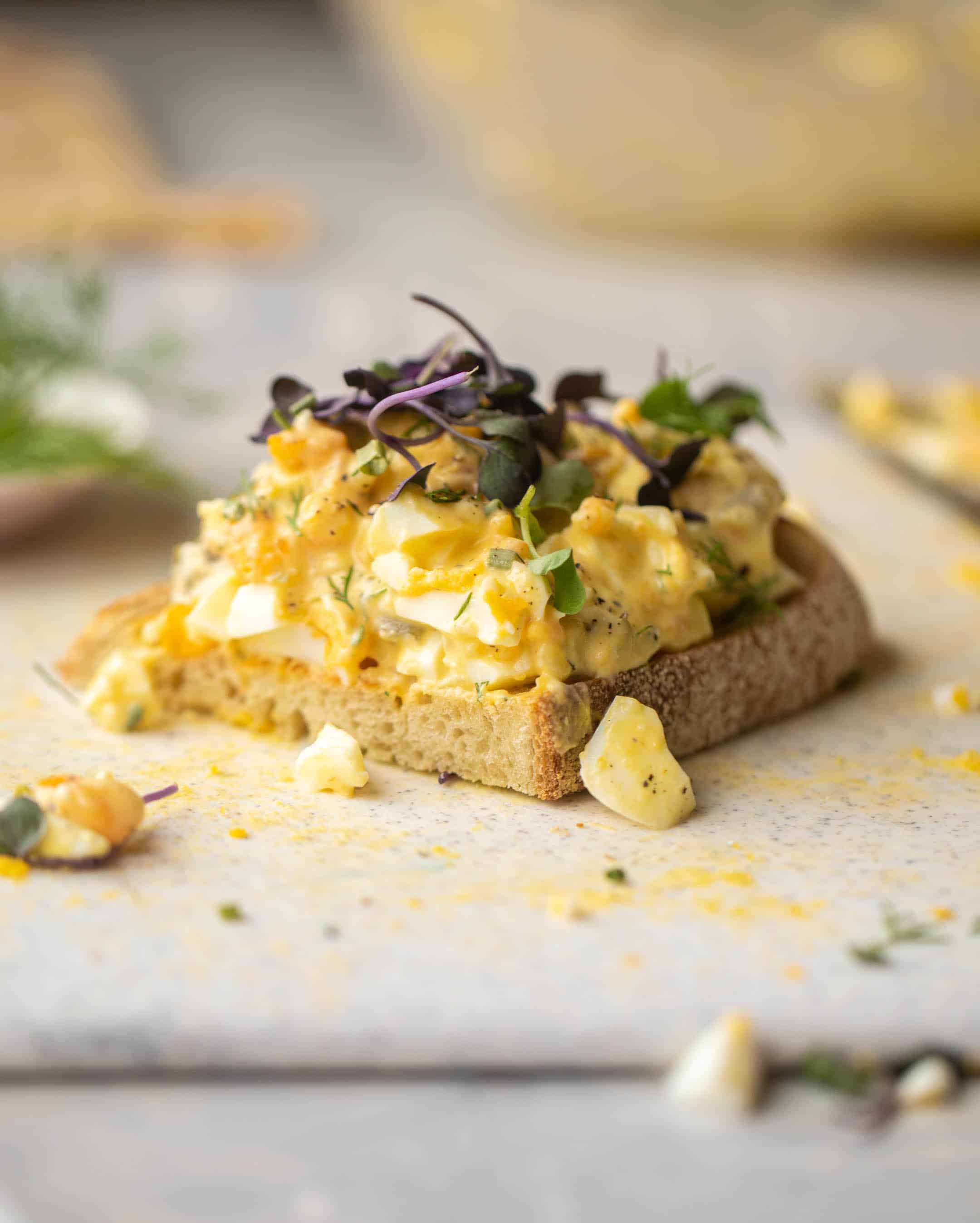 pickle lovers' egg salad