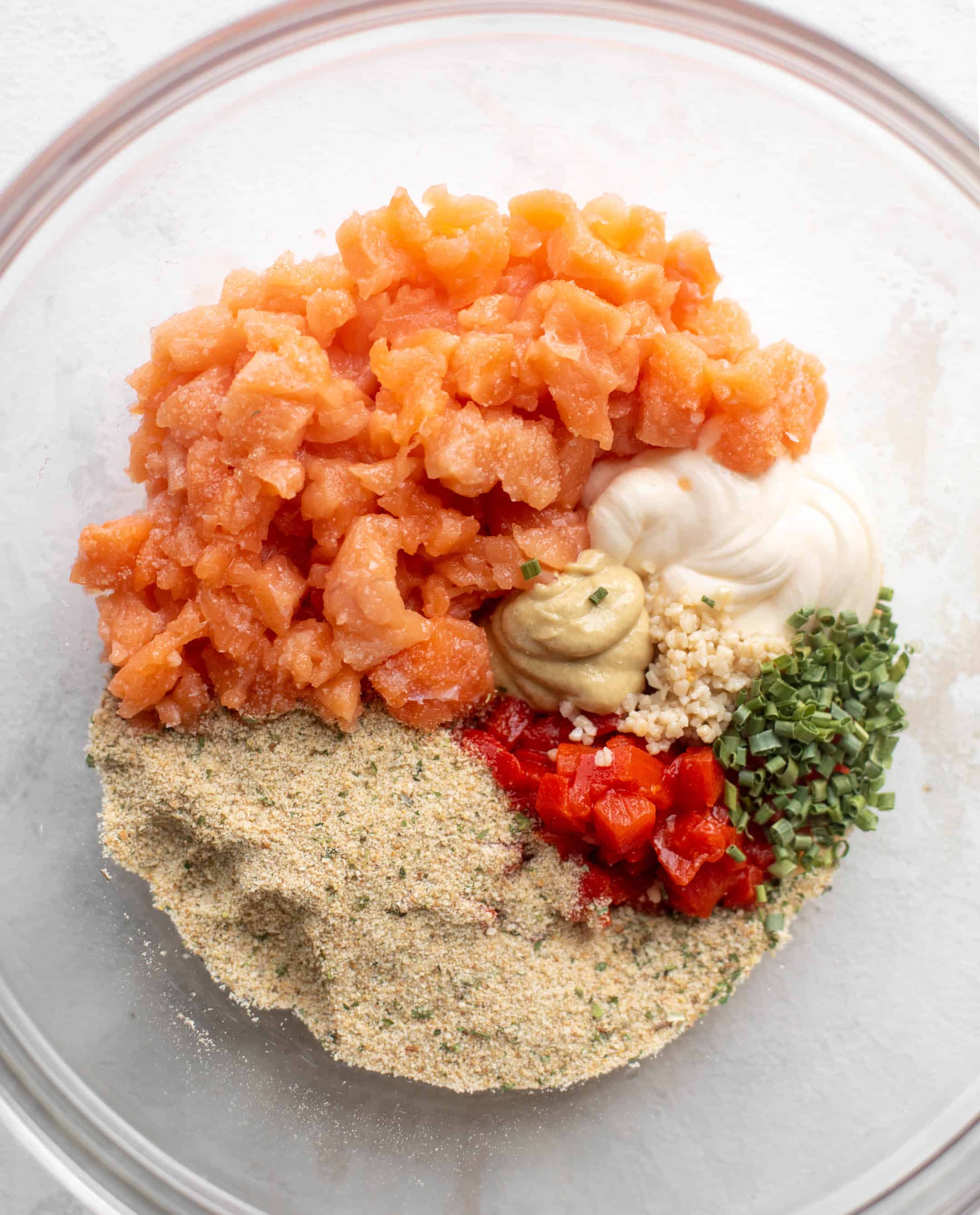 making salmon fritters