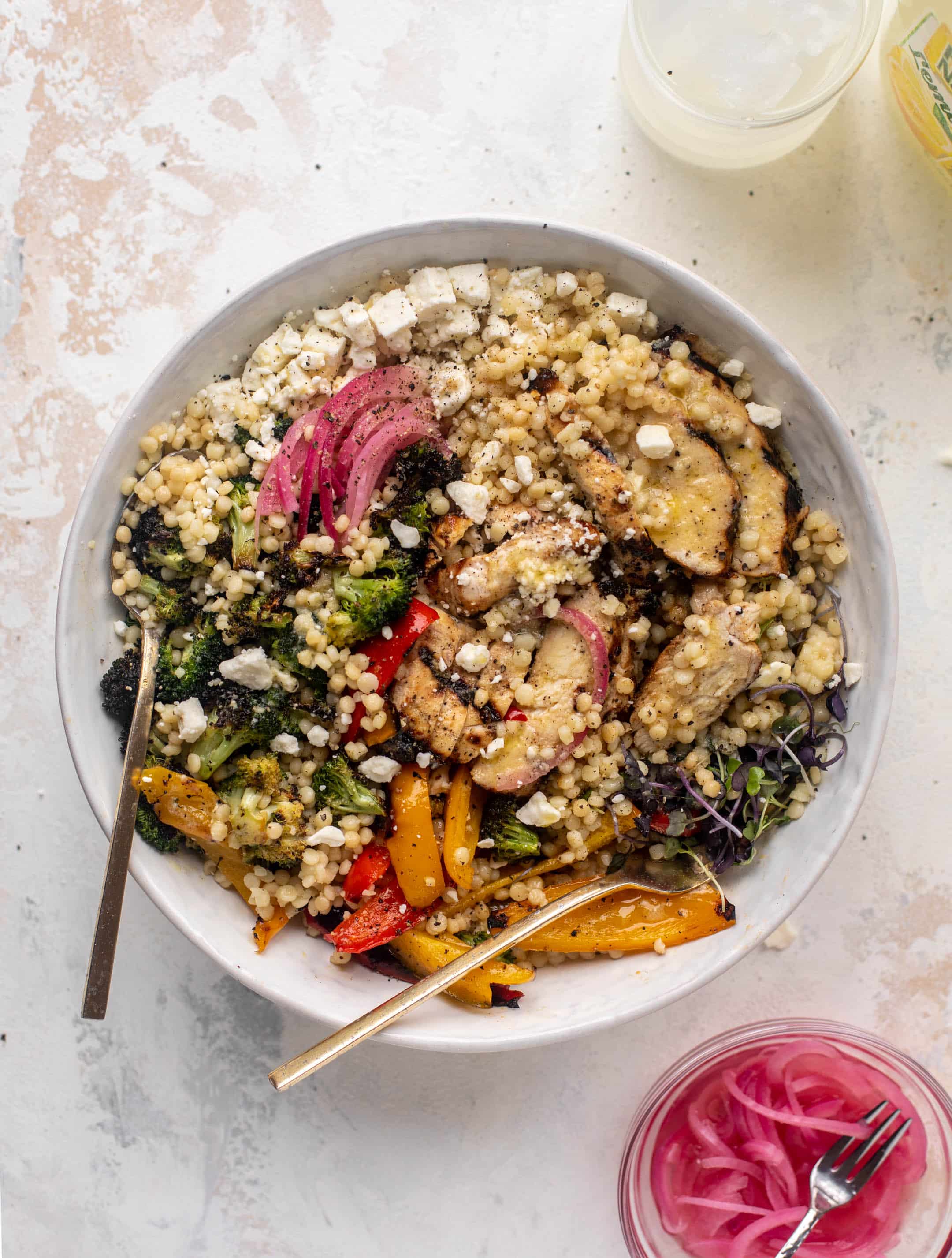 grilled lemonade chicken bowls