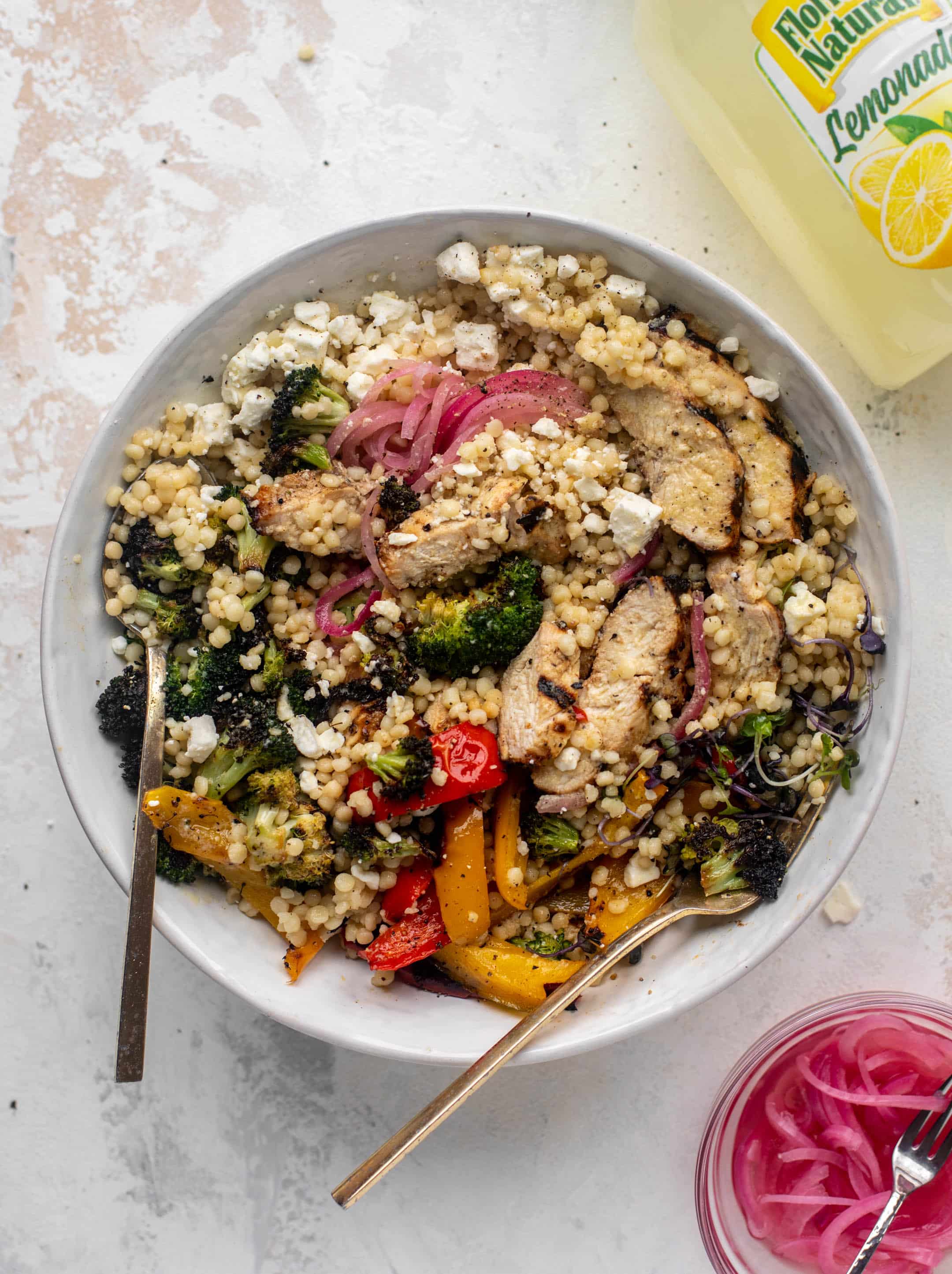 grilled lemonade chicken bowls