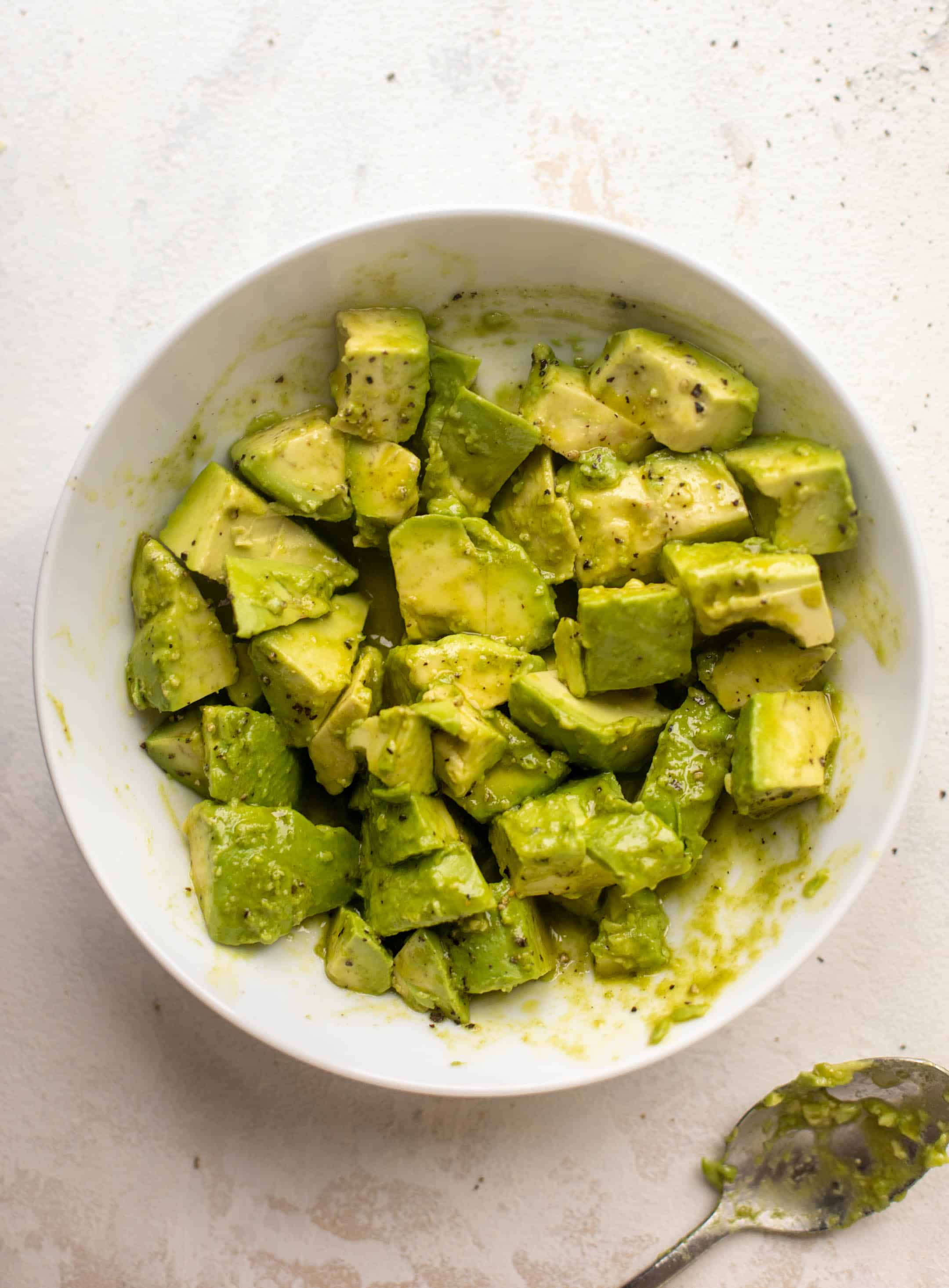 avocado with cilantro lime dressing