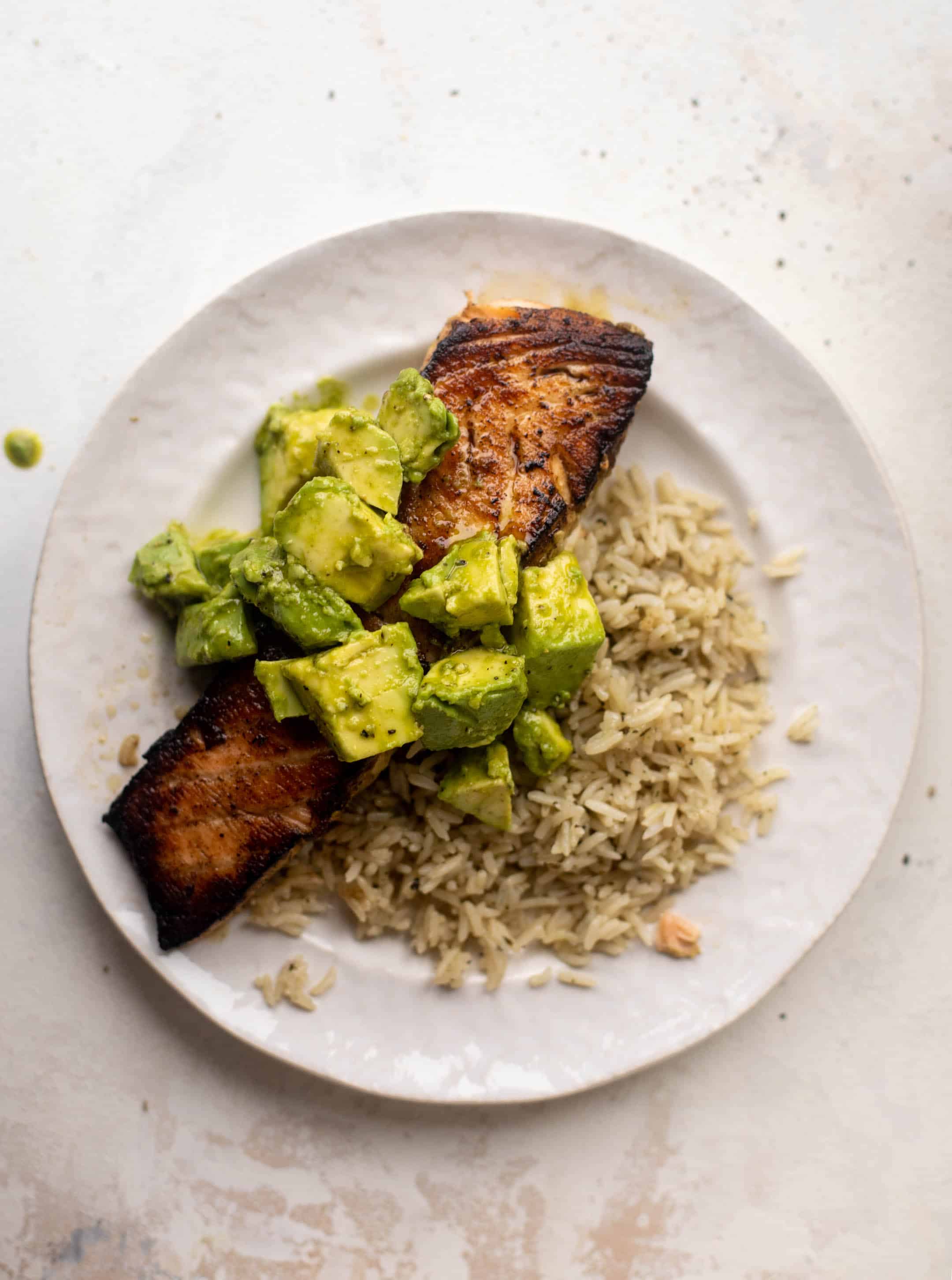 cilantro lime salmon and rice
