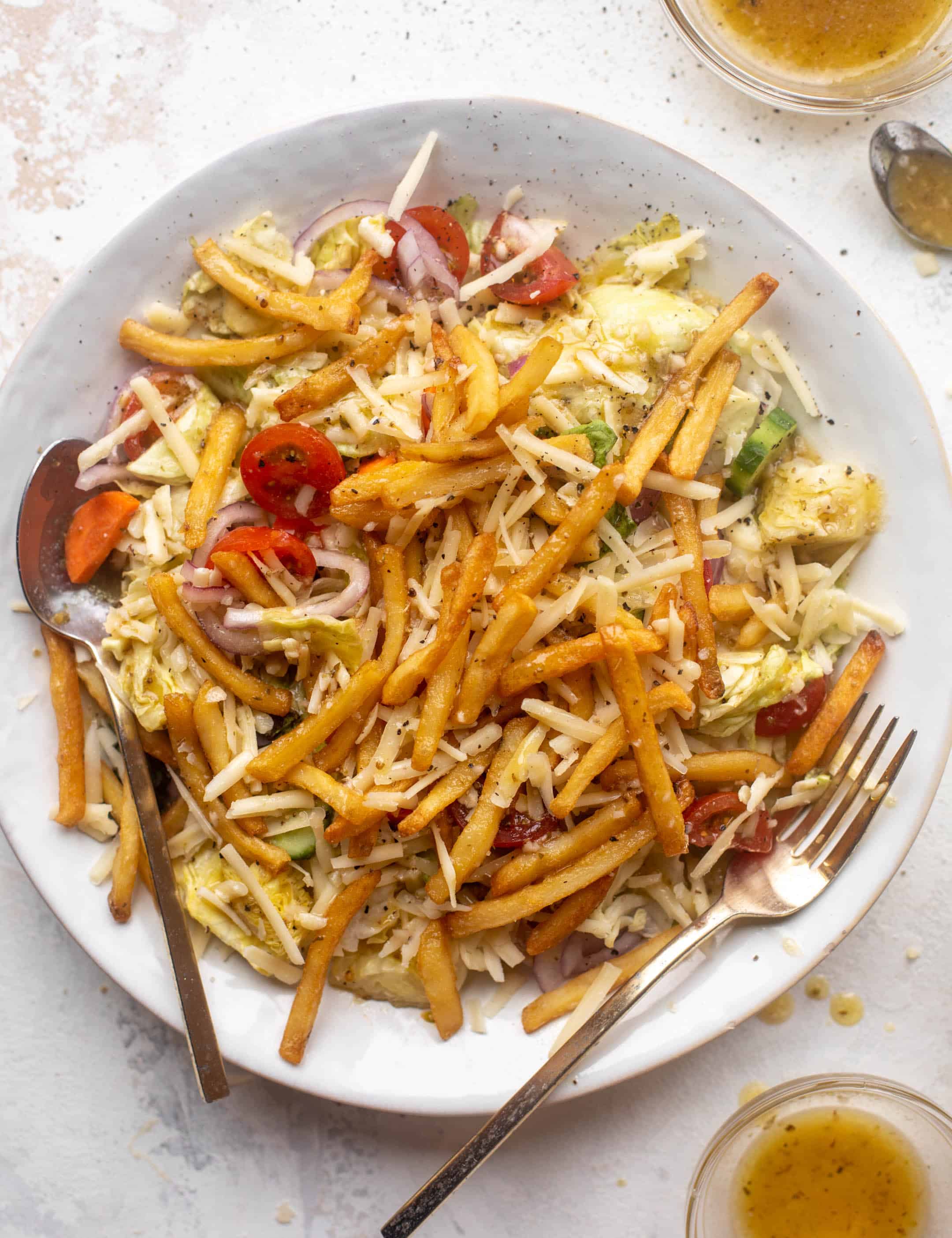 pittsburgh salad with best italian dressing